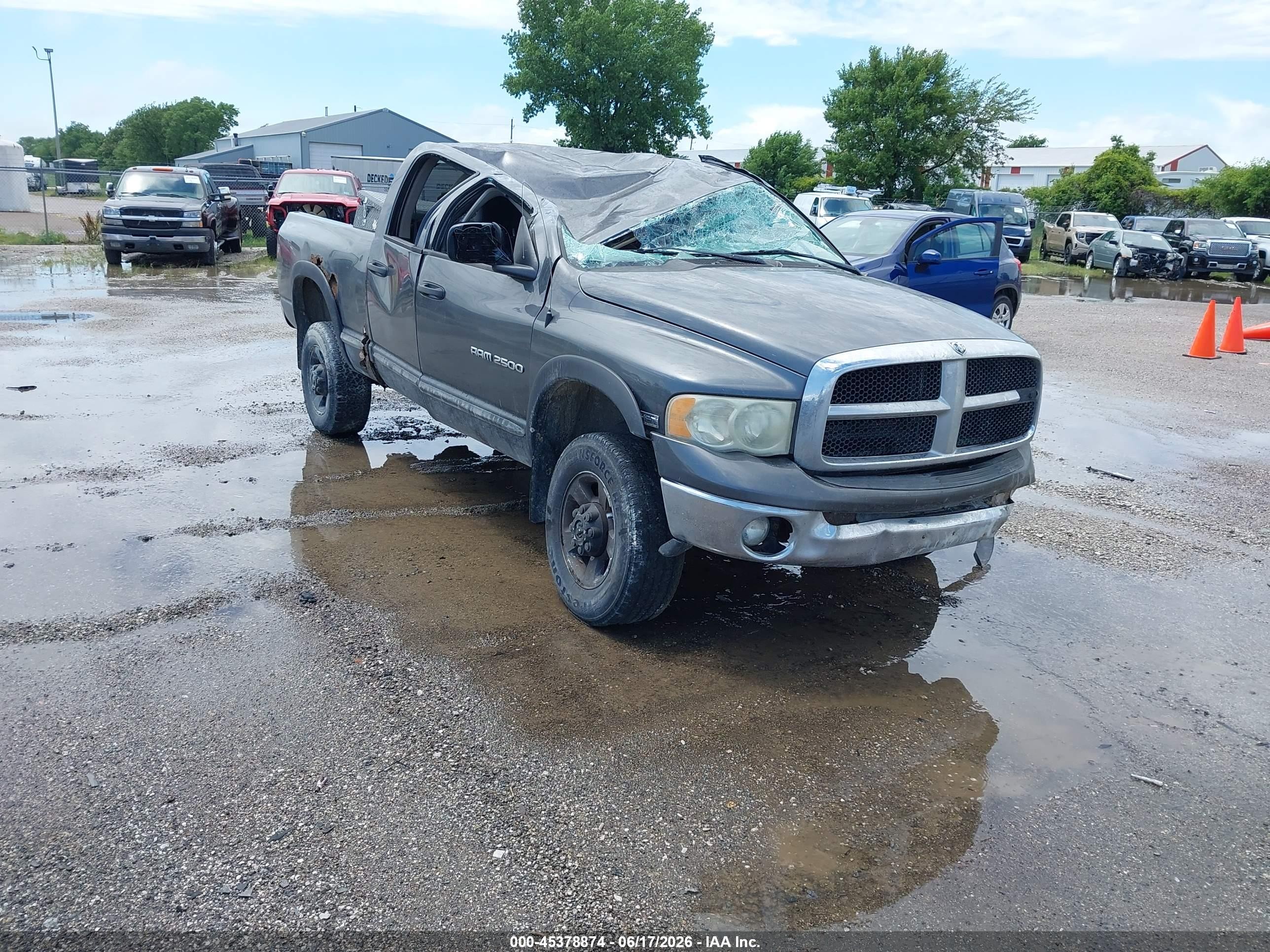 2003 Dodge Ram 2500 Slt/laramie/st Gray vin: 3D7KU28D73G823207