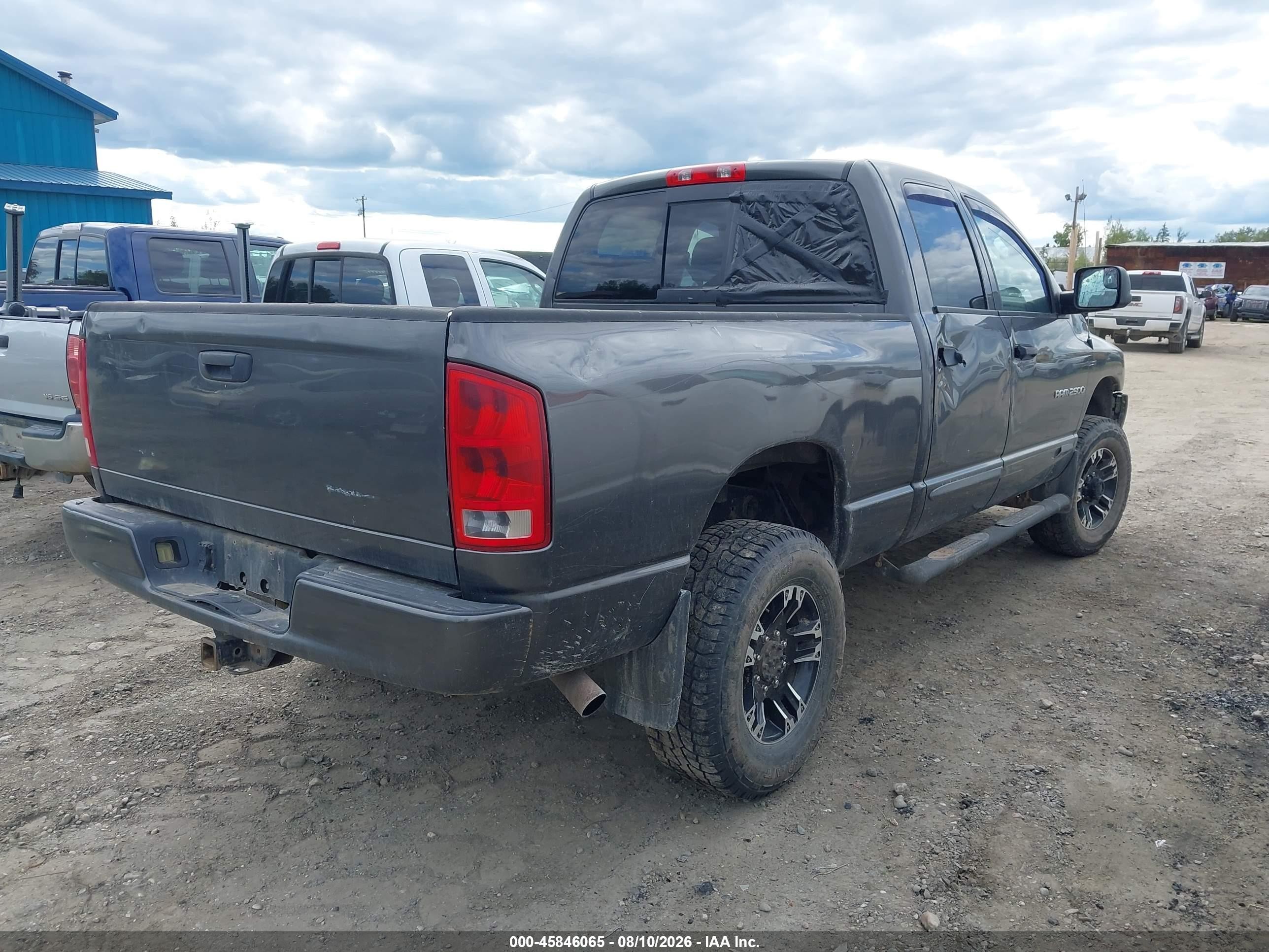 2004 Dodge Ram 2500 Slt/laramie Gray vin: 3D7KU28D74G156978