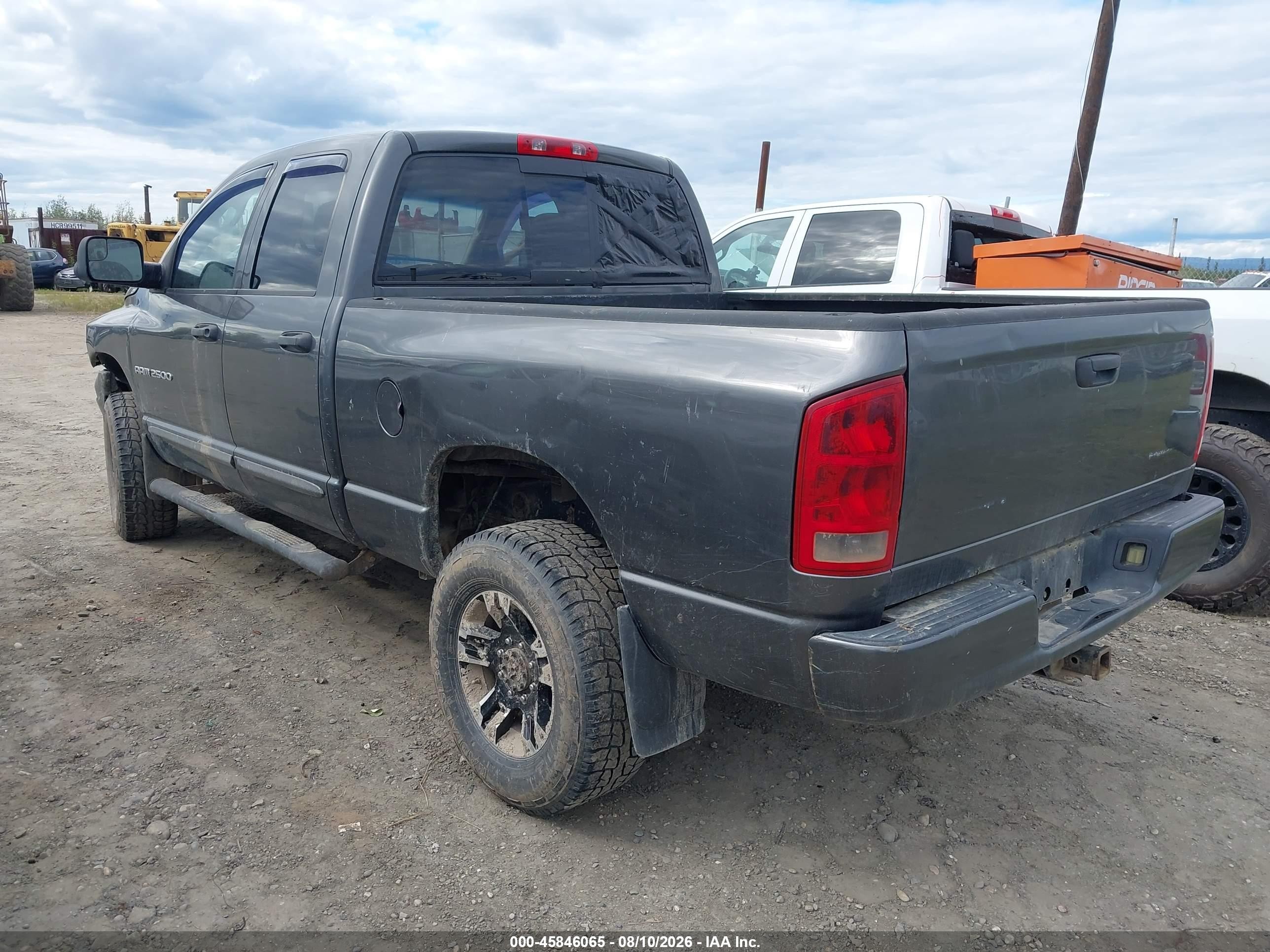 2004 Dodge Ram 2500 Slt/laramie Gray vin: 3D7KU28D74G156978