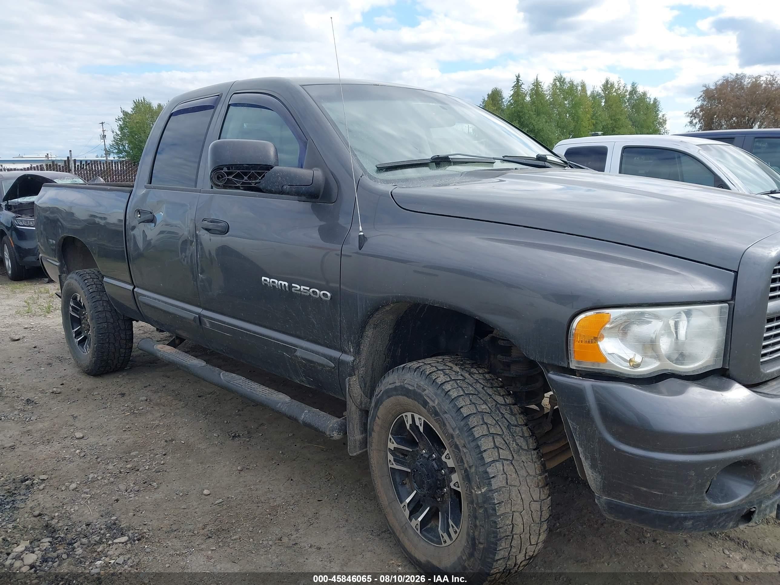 2004 Dodge Ram 2500 Slt/laramie Gray vin: 3D7KU28D74G156978
