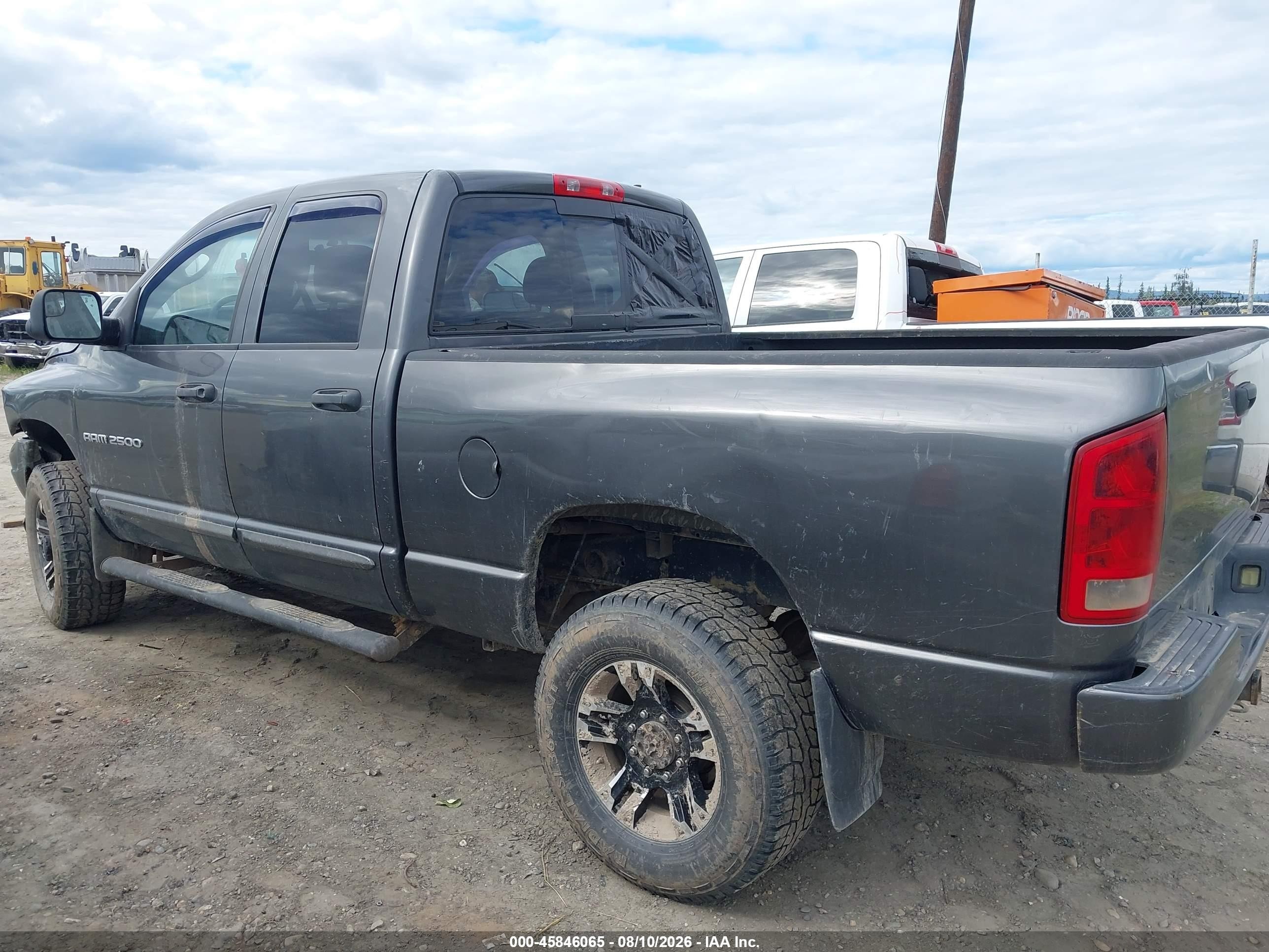 2004 Dodge Ram 2500 Slt/laramie Gray vin: 3D7KU28D74G156978