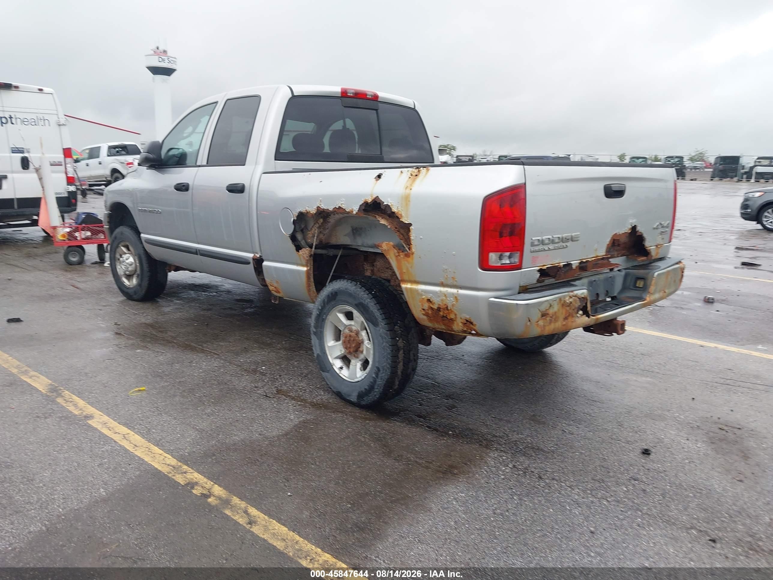 2004 Dodge Ram 2500 Slt/laramie Silver vin: 3D7KU28D74G176907