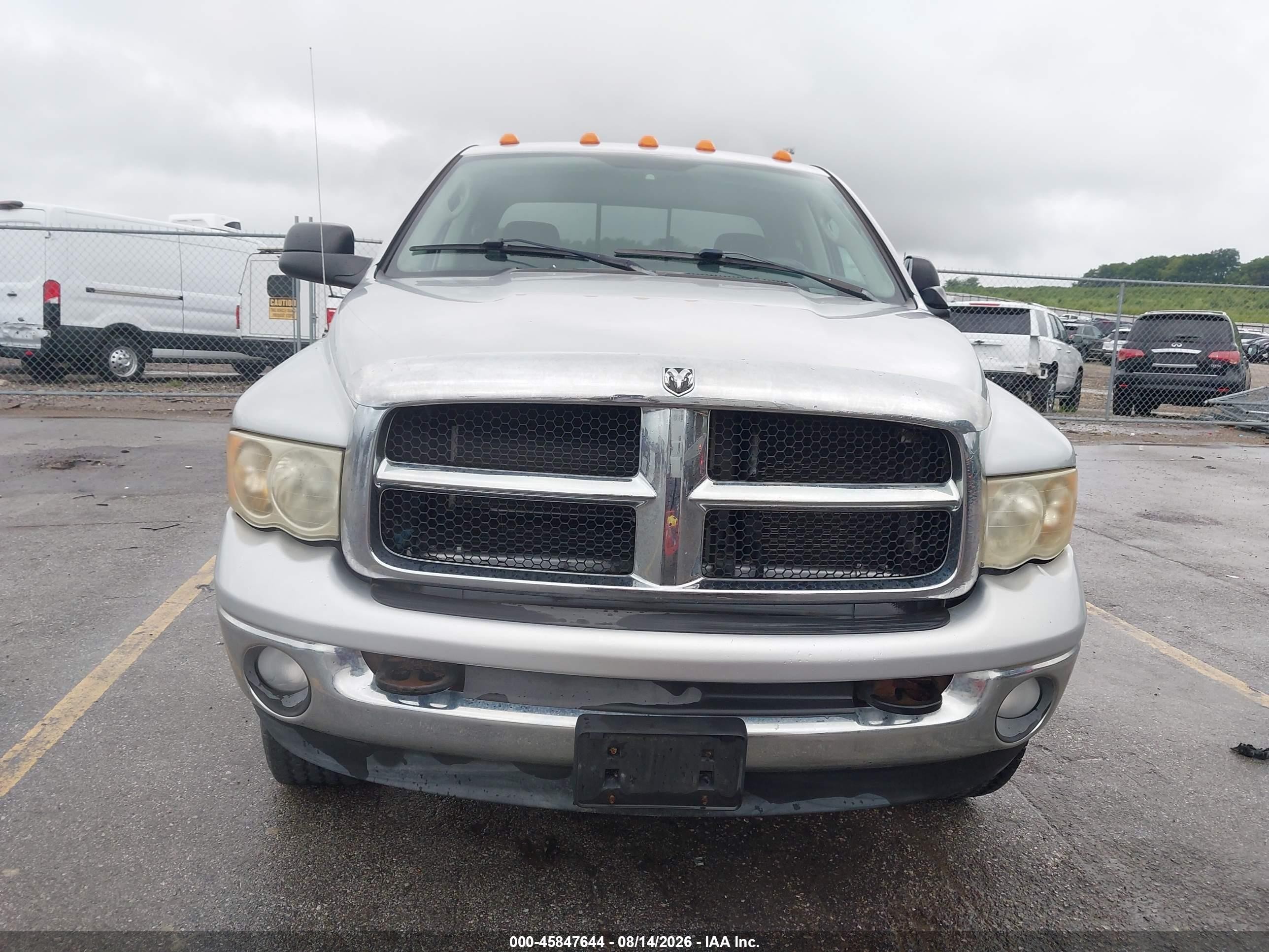2004 Dodge Ram 2500 Slt/laramie Silver vin: 3D7KU28D74G176907