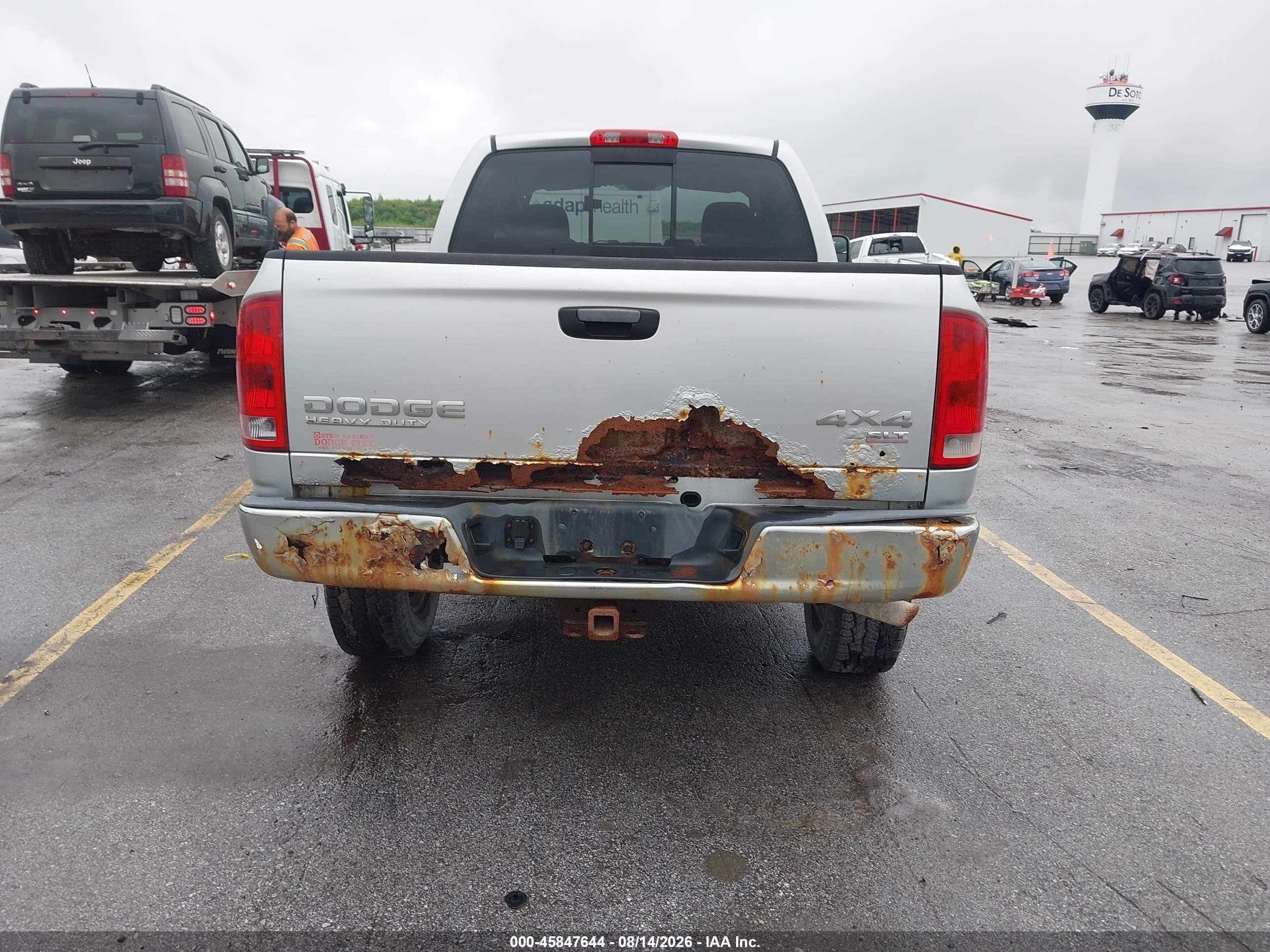 2004 Dodge Ram 2500 Slt/laramie Silver vin: 3D7KU28D74G176907