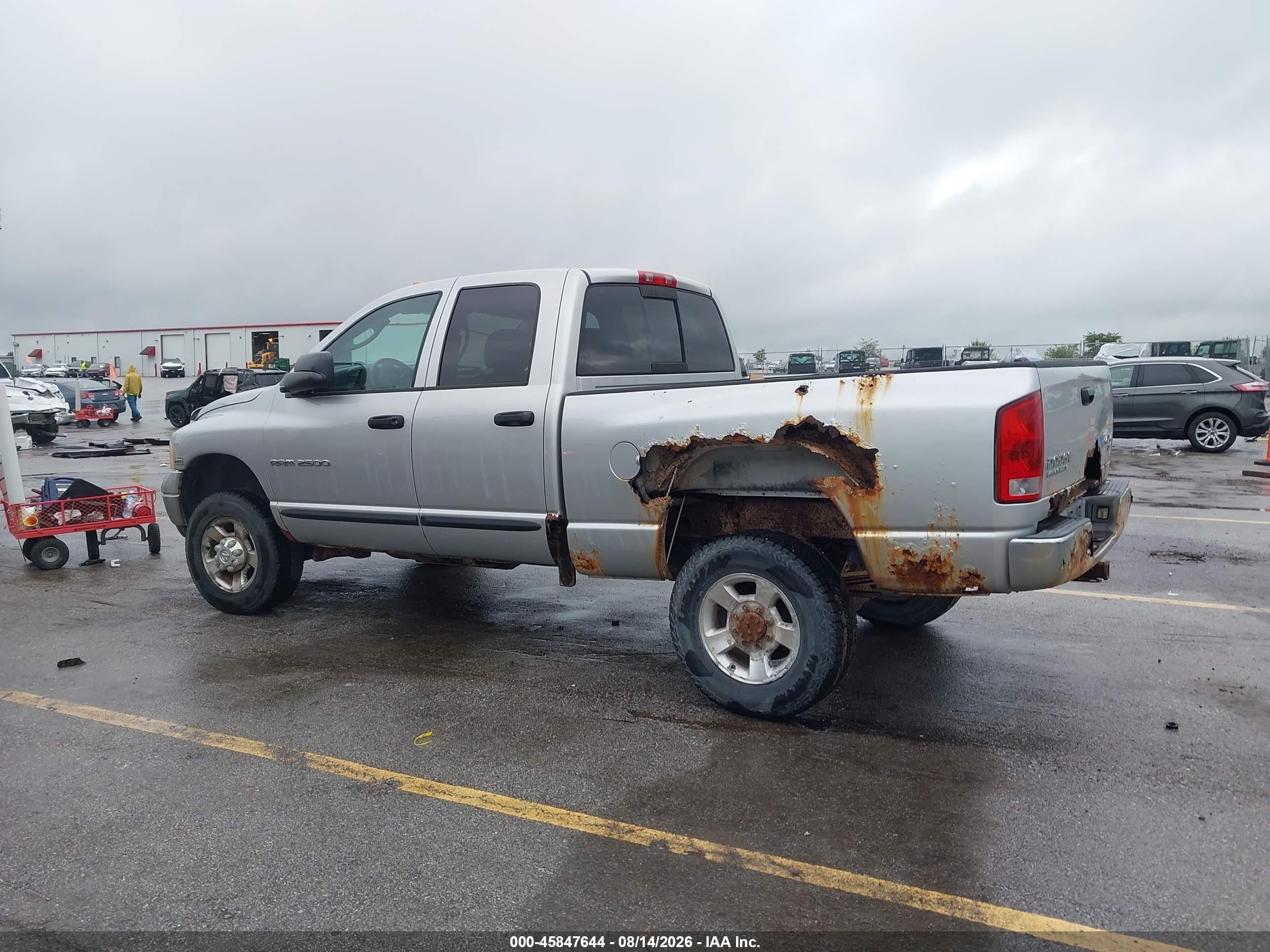 2004 Dodge Ram 2500 Slt/laramie Silver vin: 3D7KU28D74G176907
