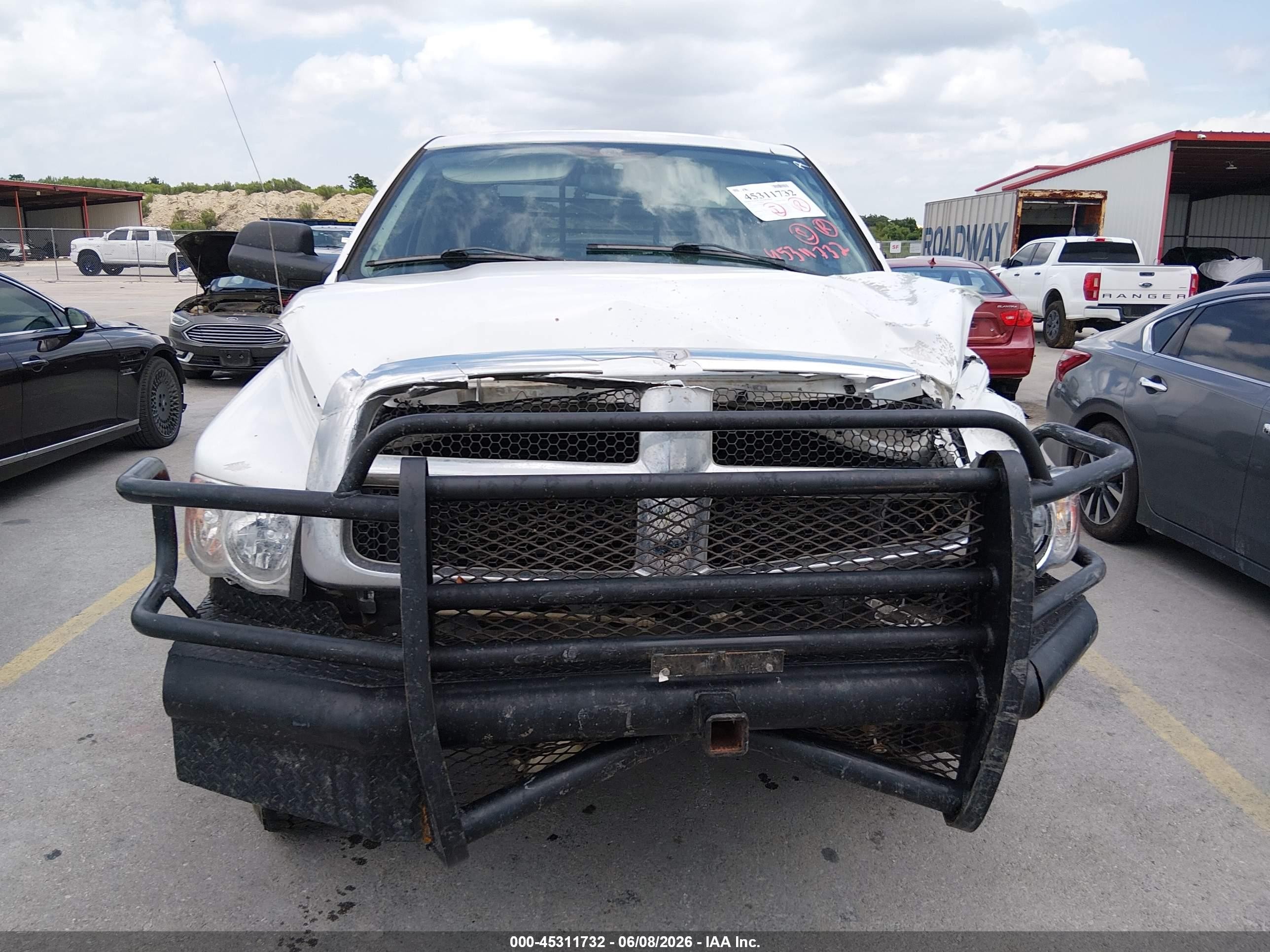 2003 Dodge Ram 2500 Slt/laramie/st White vin: 3D7KU28D83G843269