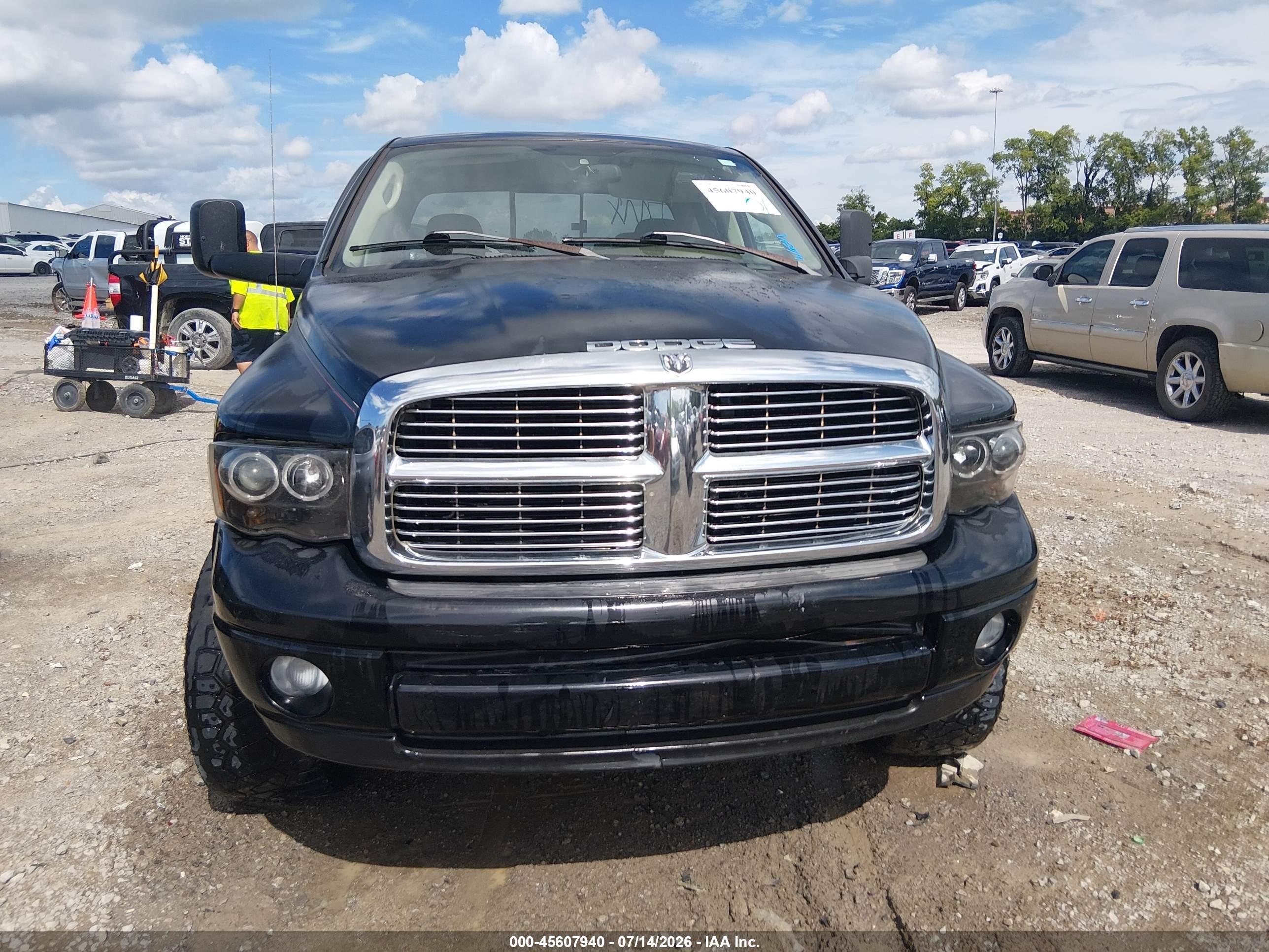 2004 Dodge Ram 2500 Slt/laramie Black vin: 3D7KU28D84G142796