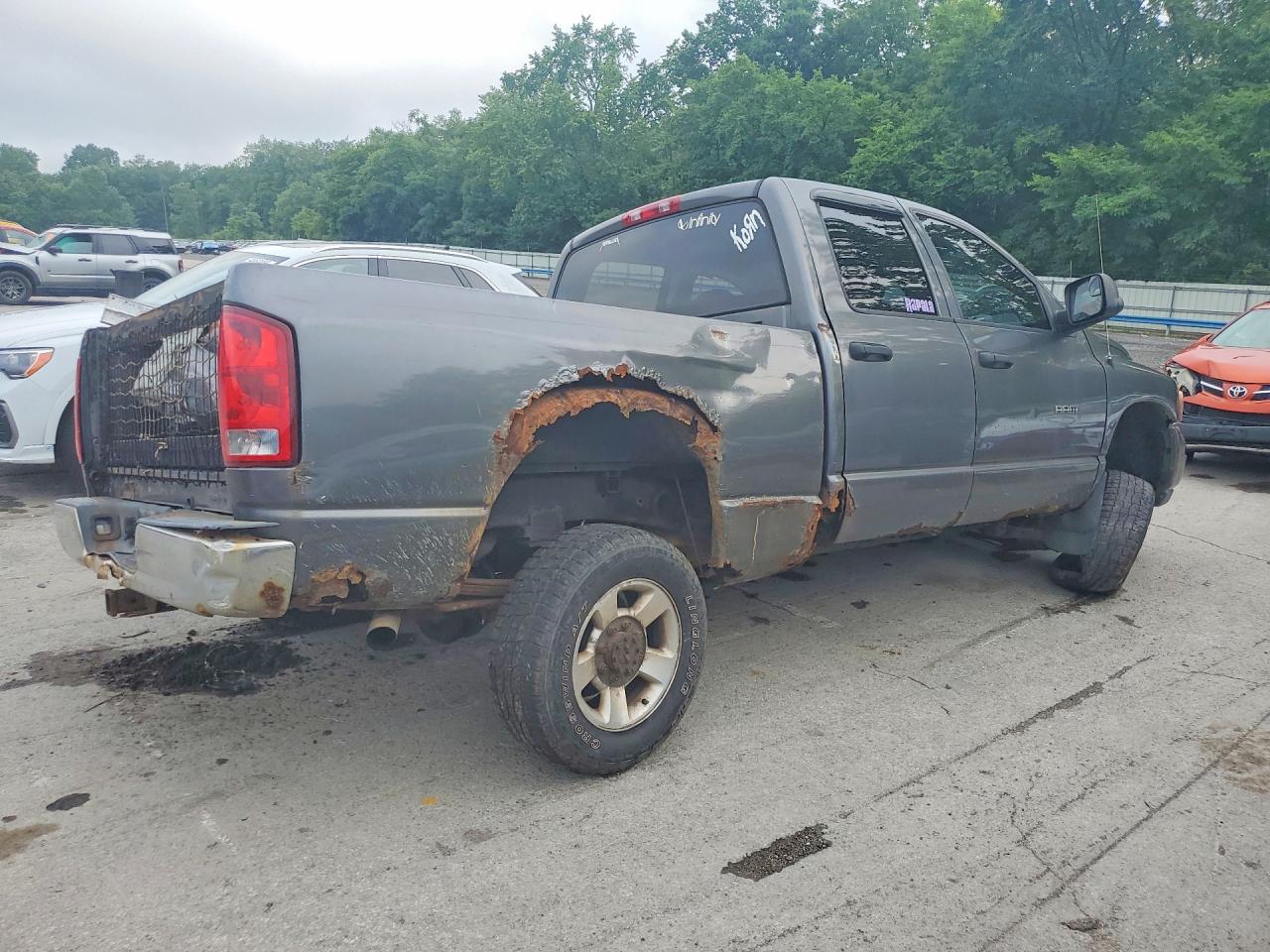 2003 Dodge Ram Gray vin: 3D7KU28D93G768758