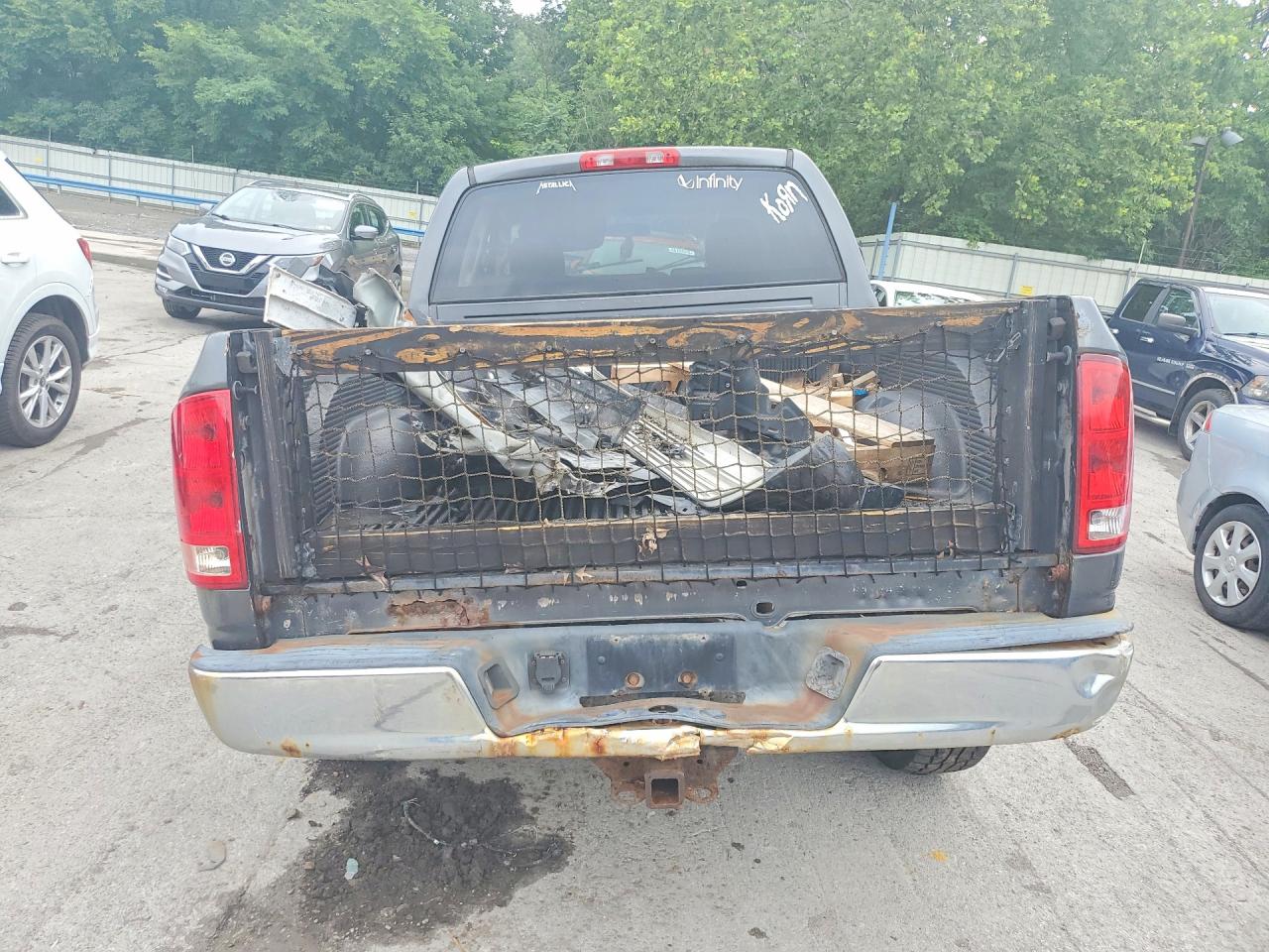 2003 Dodge Ram Gray vin: 3D7KU28D93G768758