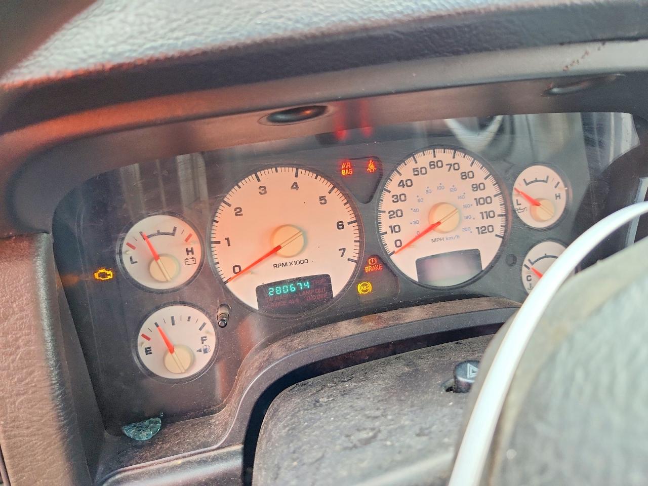 2003 Dodge Ram Gray vin: 3D7KU28D93G768758