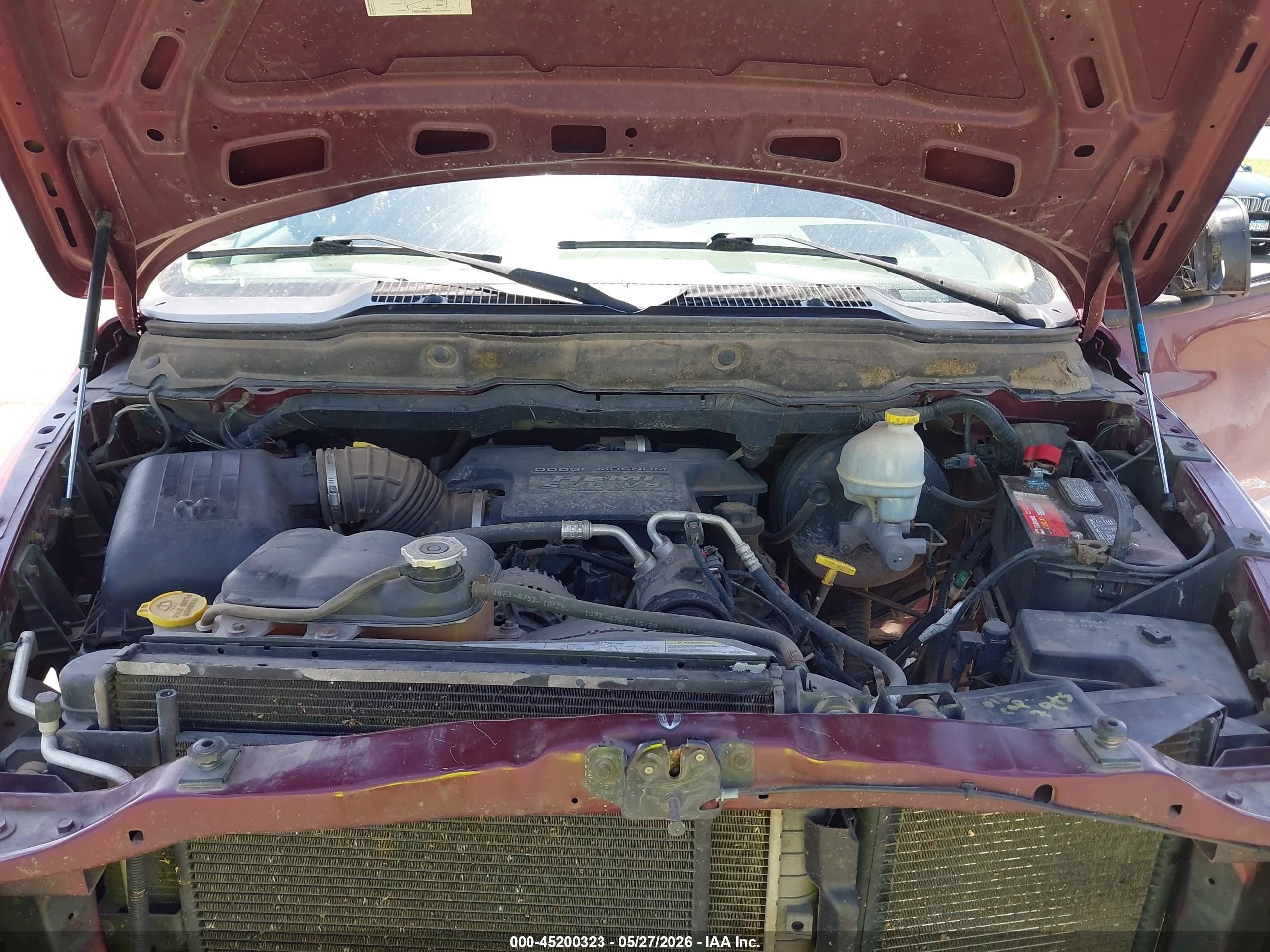 2003 Dodge Ram 2500 Slt/laramie/st Red vin: 3D7KU28D93G850554