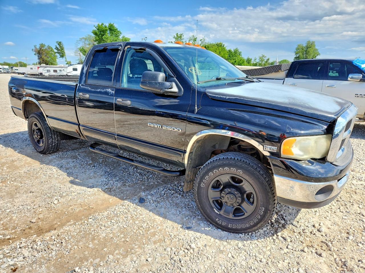 2004 Dodge Ram 2500 Черный vin: 3D7KU28D94G162619