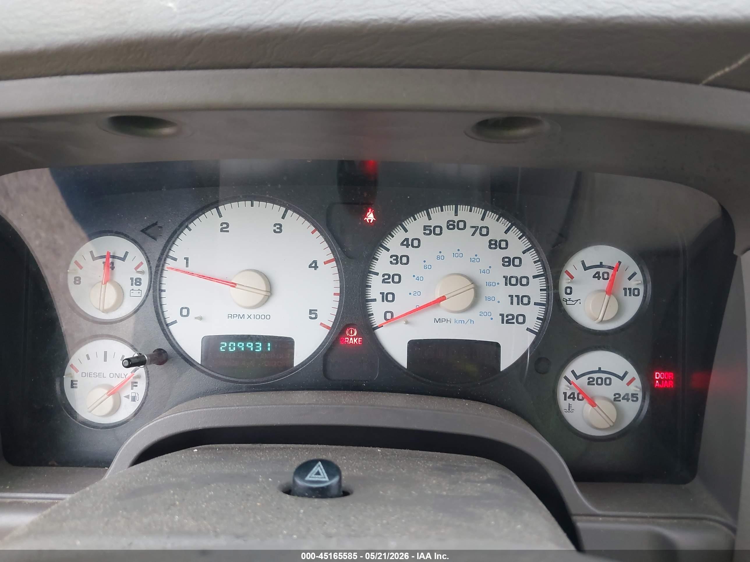 2003 Dodge Ram 3500 Slt/laramie/st Red vin: 3D7LA38633G725845