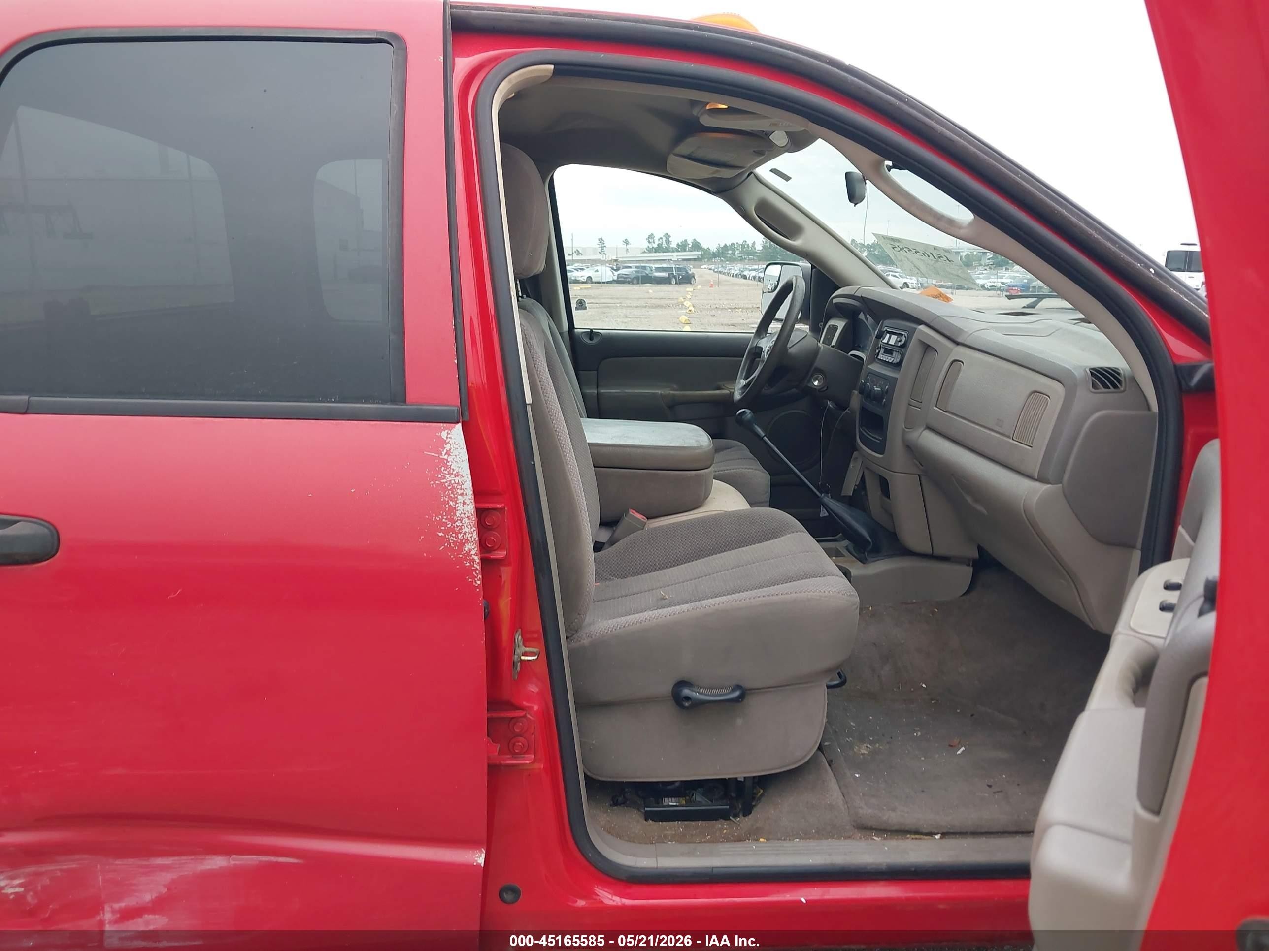2003 Dodge Ram 3500 Slt/laramie/st Red vin: 3D7LA38633G725845
