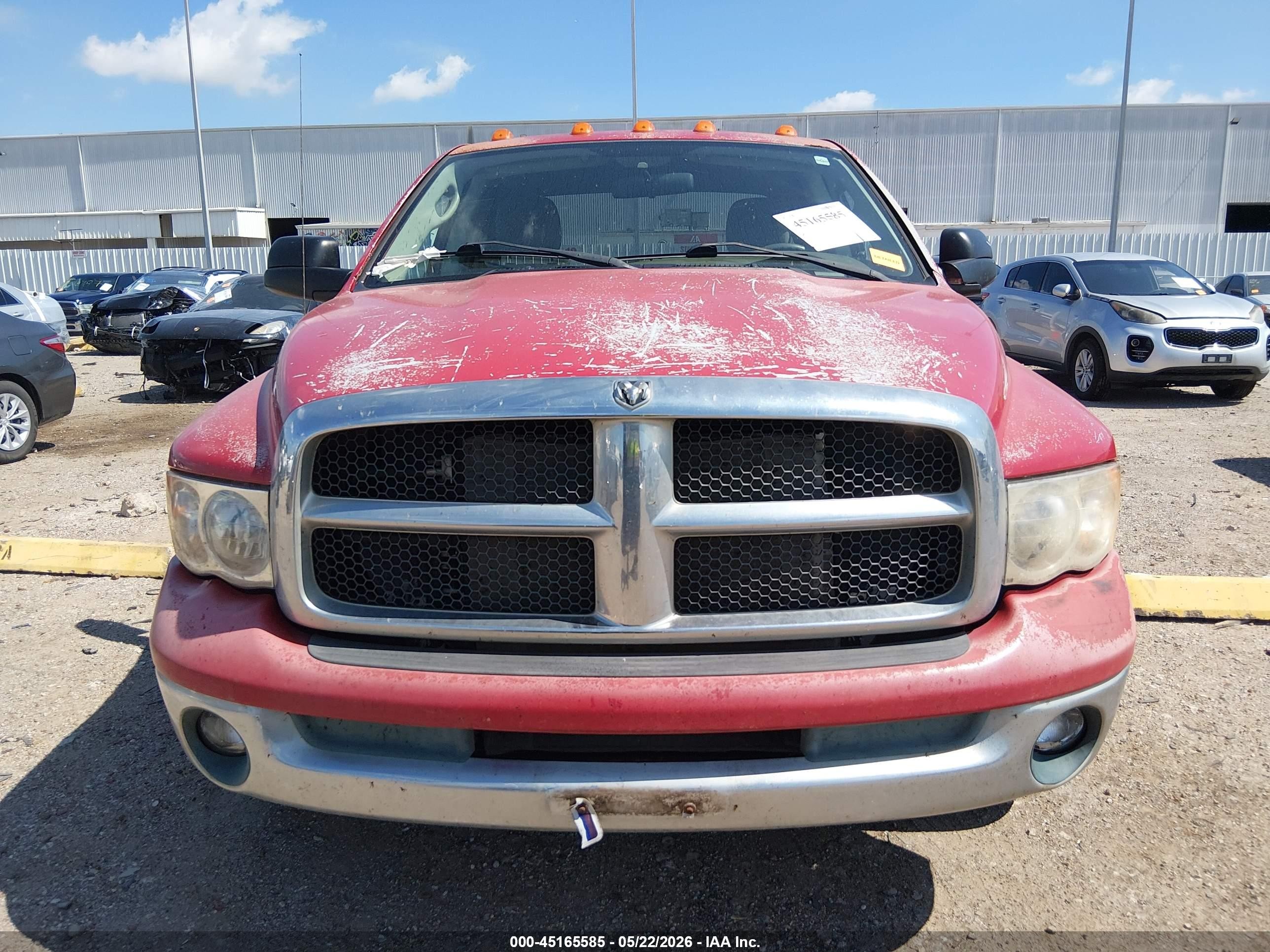 2003 Dodge Ram 3500 Slt/laramie/st Red vin: 3D7LA38633G725845