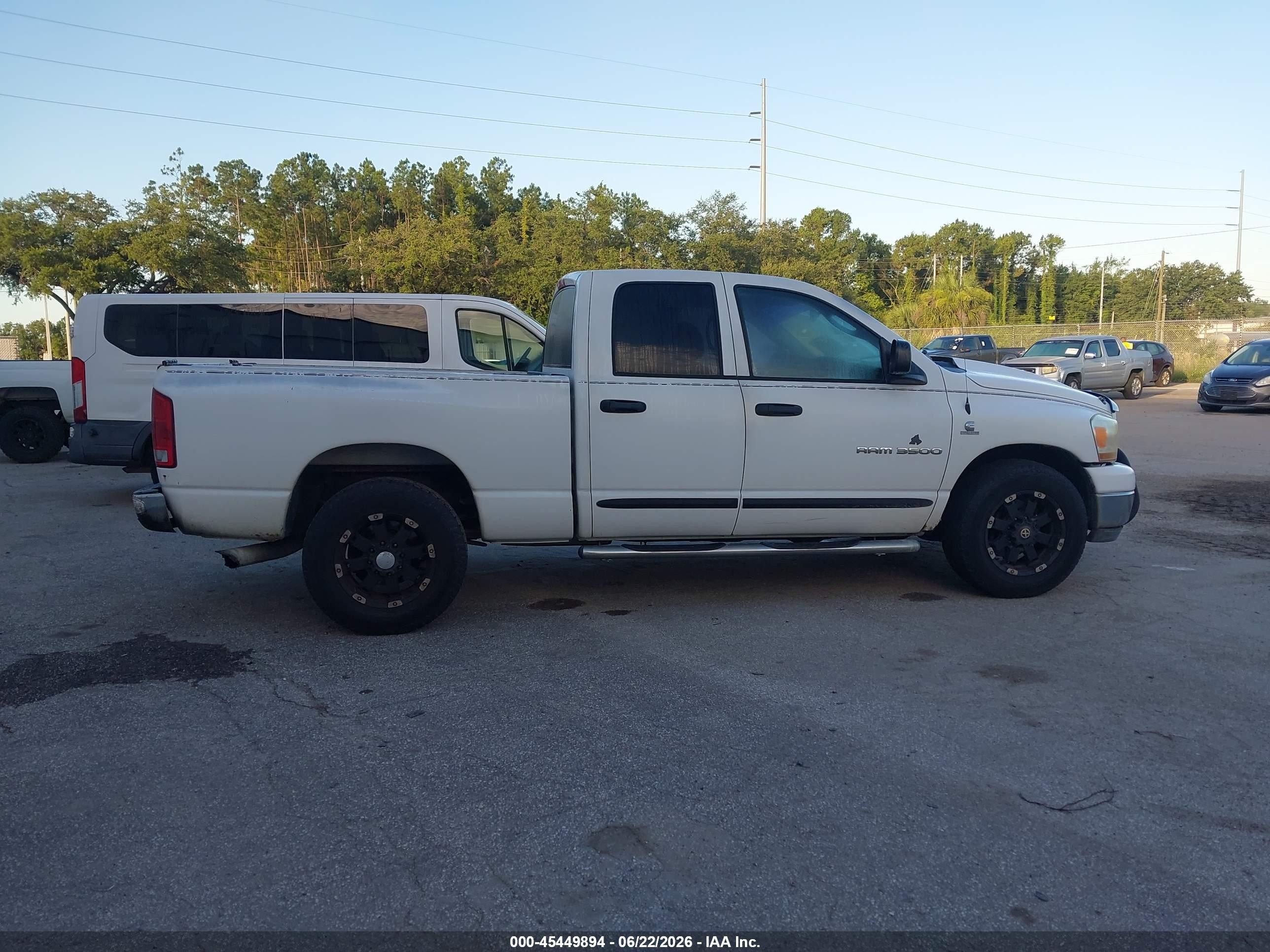 2006 Dodge Ram 3500 Slt/sport Белый vin: 3D7LL38C56G261204