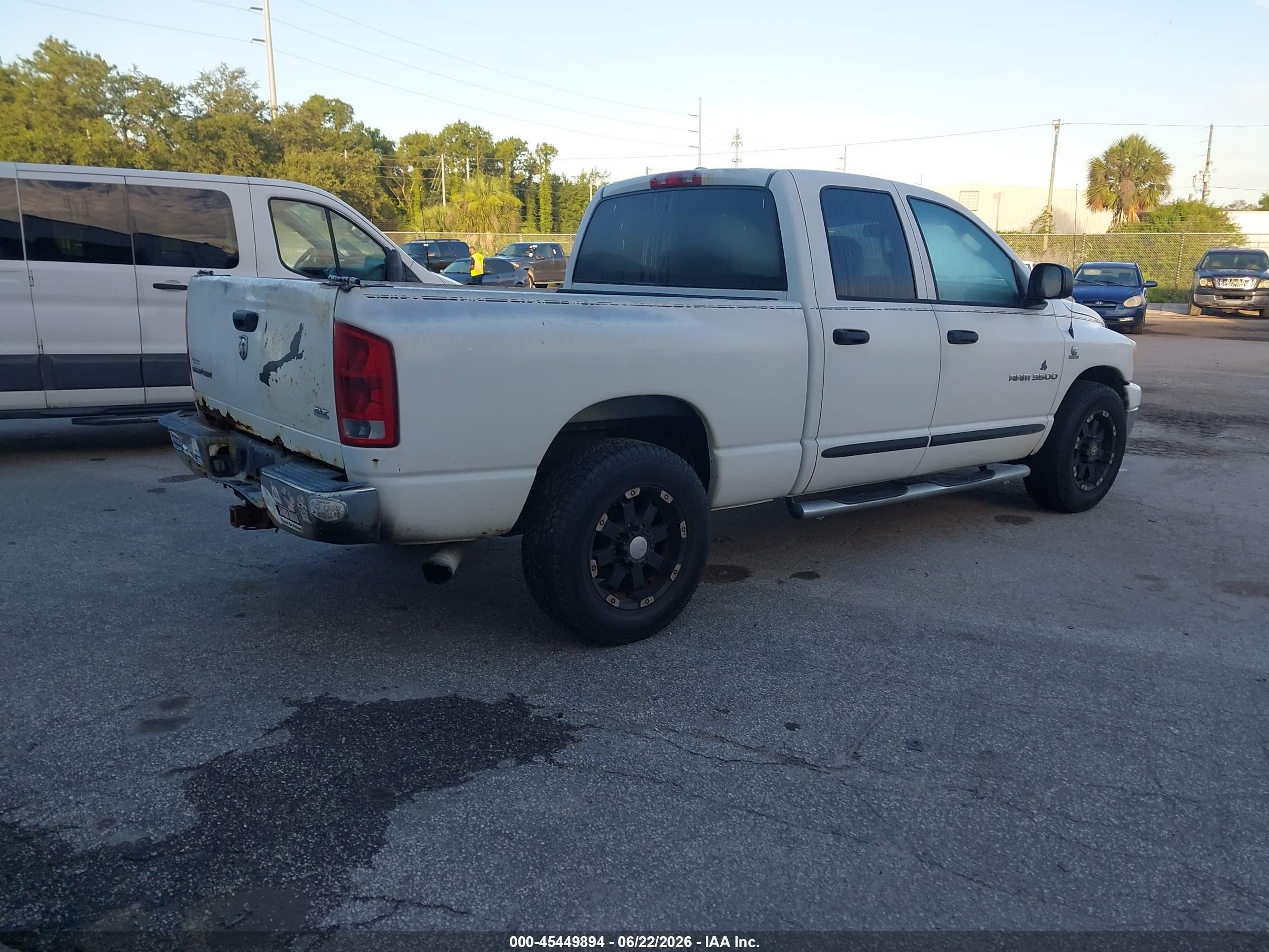2006 Dodge Ram 3500 Slt/sport Белый vin: 3D7LL38C56G261204