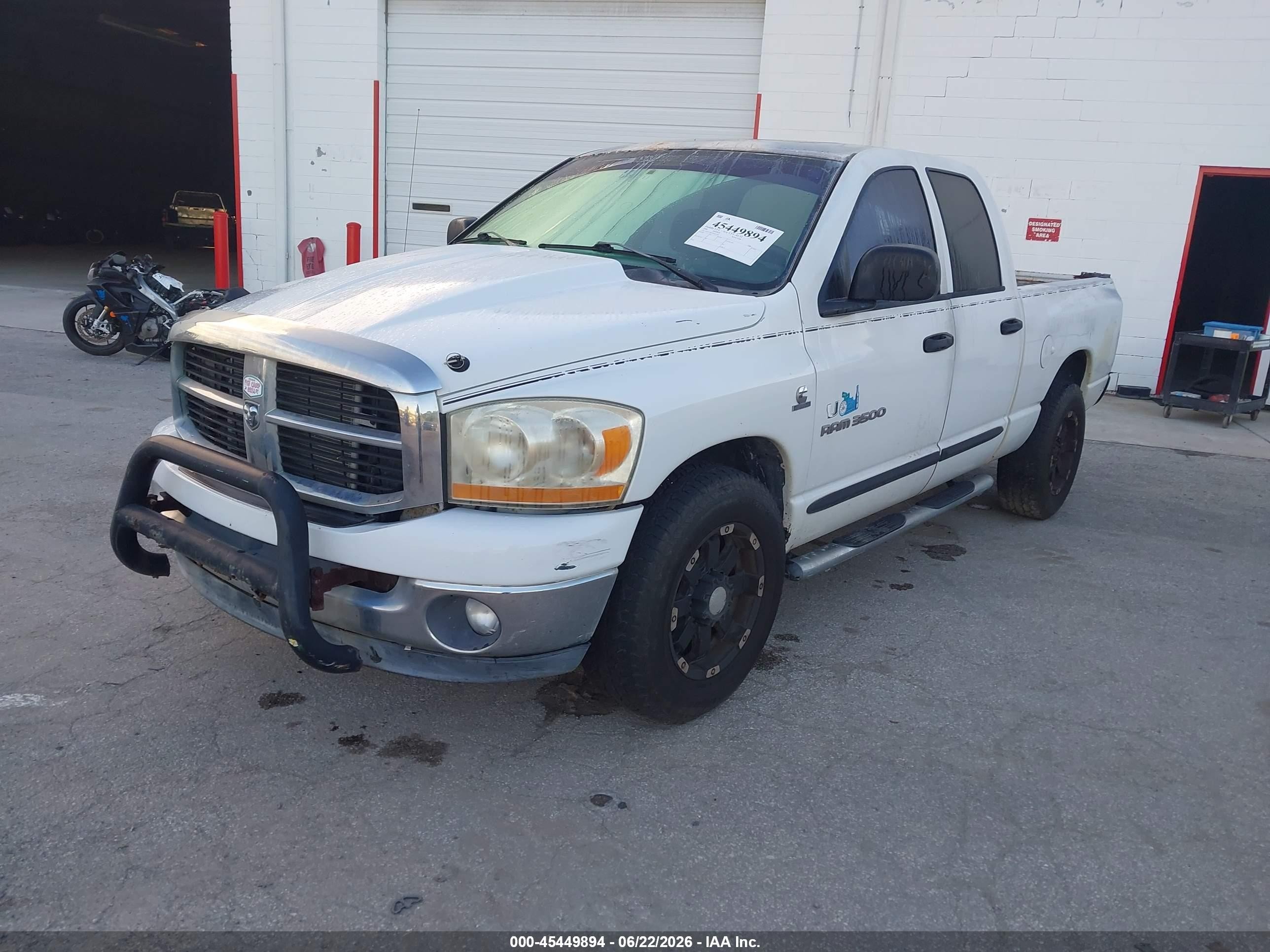 2006 Dodge Ram 3500 Slt/sport Белый vin: 3D7LL38C56G261204