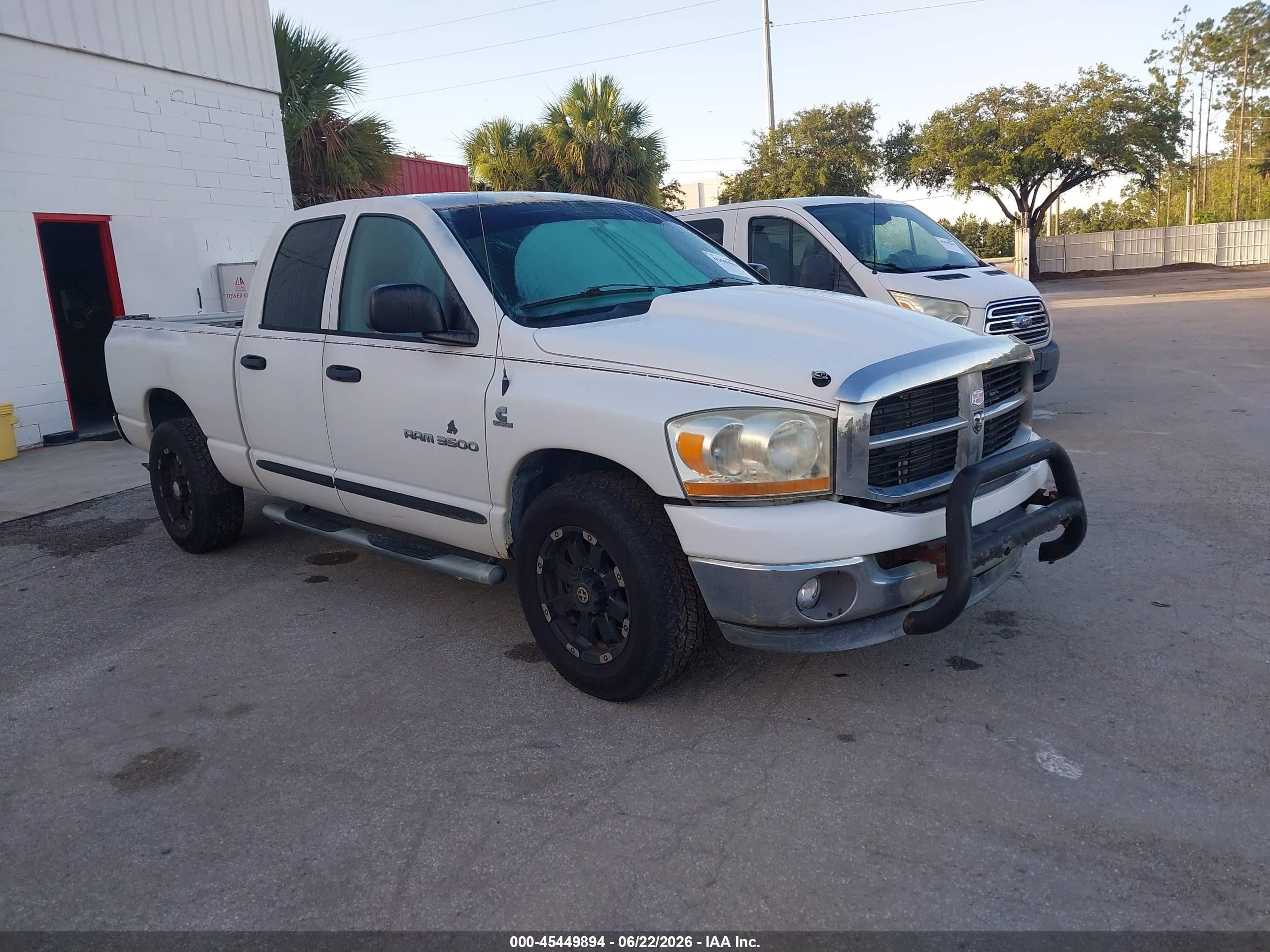 2006 Dodge Ram 3500 Slt/sport Белый vin: 3D7LL38C56G261204