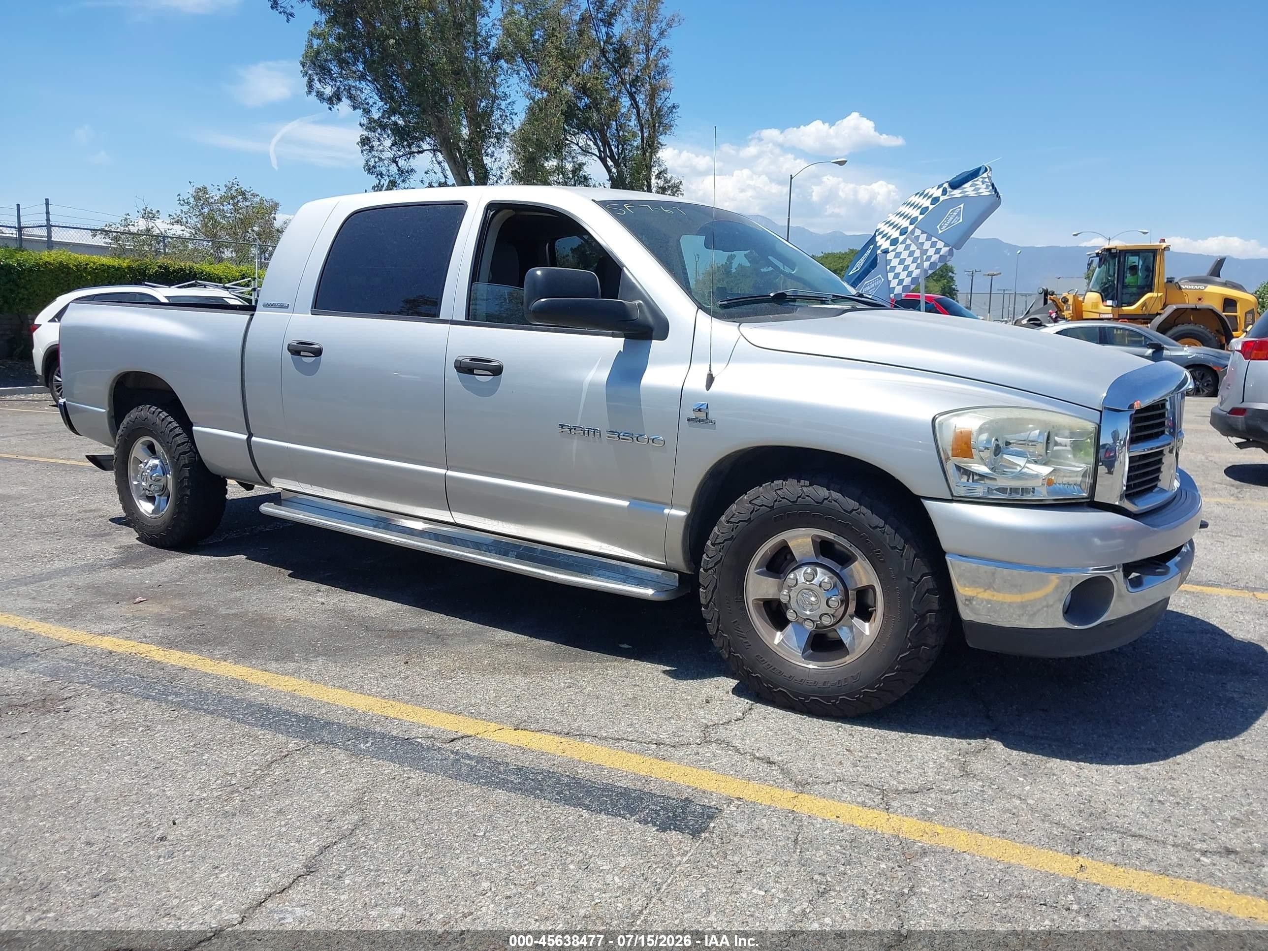 2006 Dodge Ram 3500 Slt Silver vin: 3D7LL39C96G148953