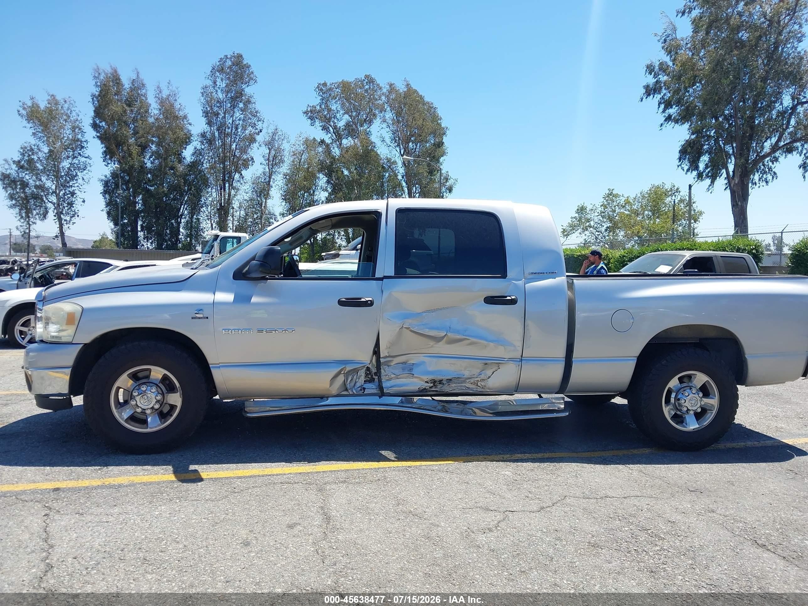 2006 Dodge Ram 3500 Slt Silver vin: 3D7LL39C96G148953