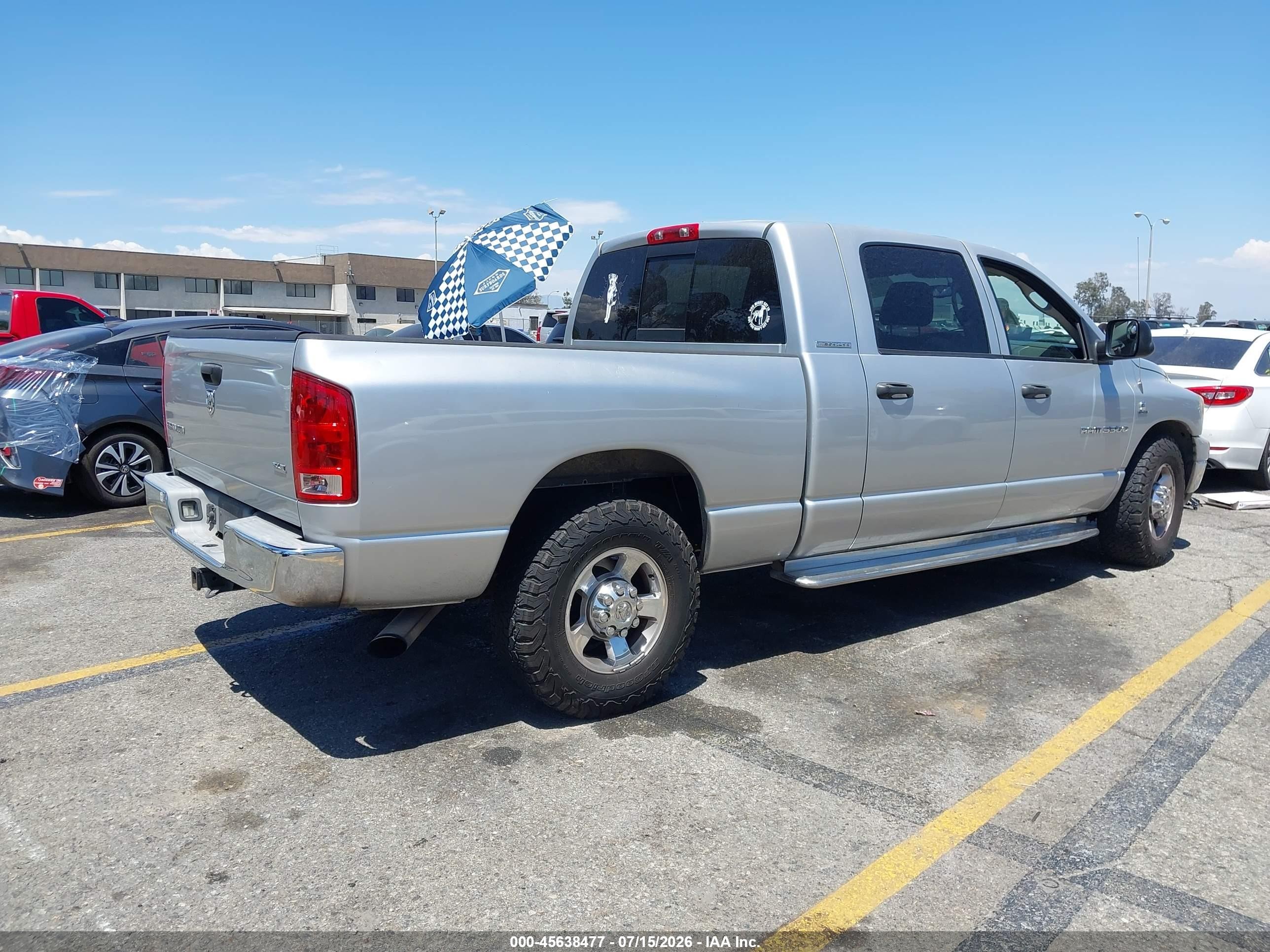 2006 Dodge Ram 3500 Slt Silver vin: 3D7LL39C96G148953