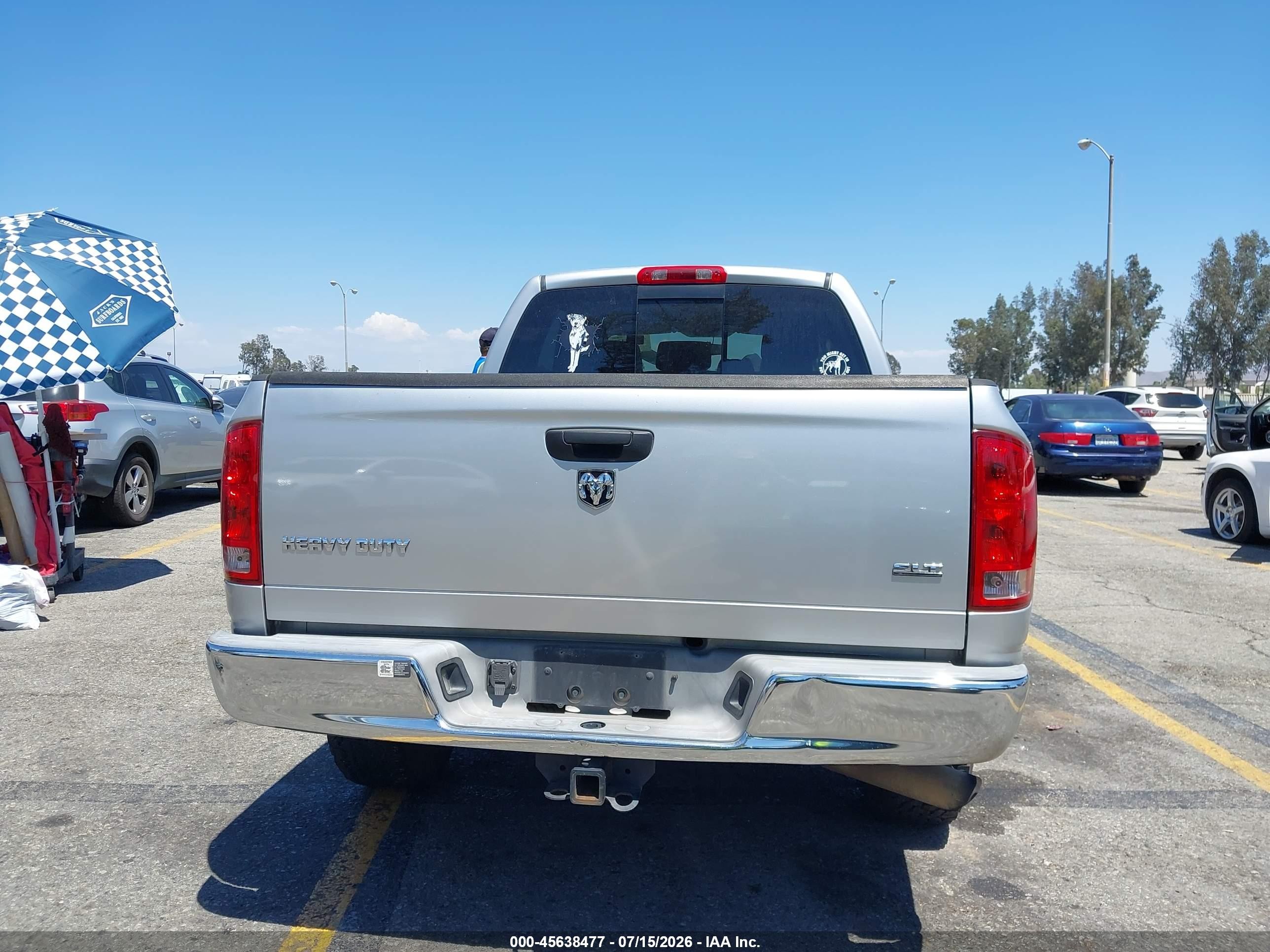 2006 Dodge Ram 3500 Slt Silver vin: 3D7LL39C96G148953