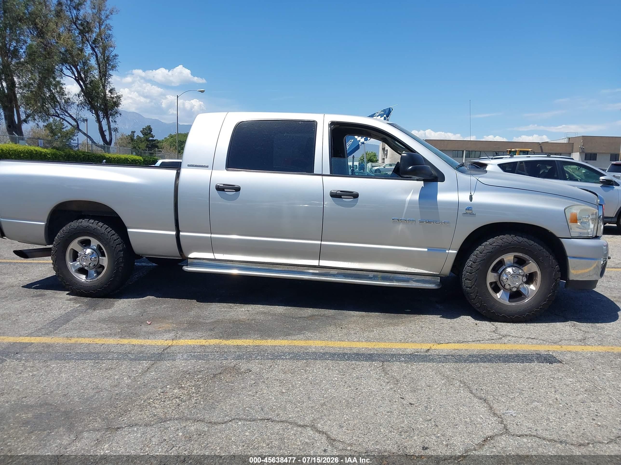 2006 Dodge Ram 3500 Slt Silver vin: 3D7LL39C96G148953