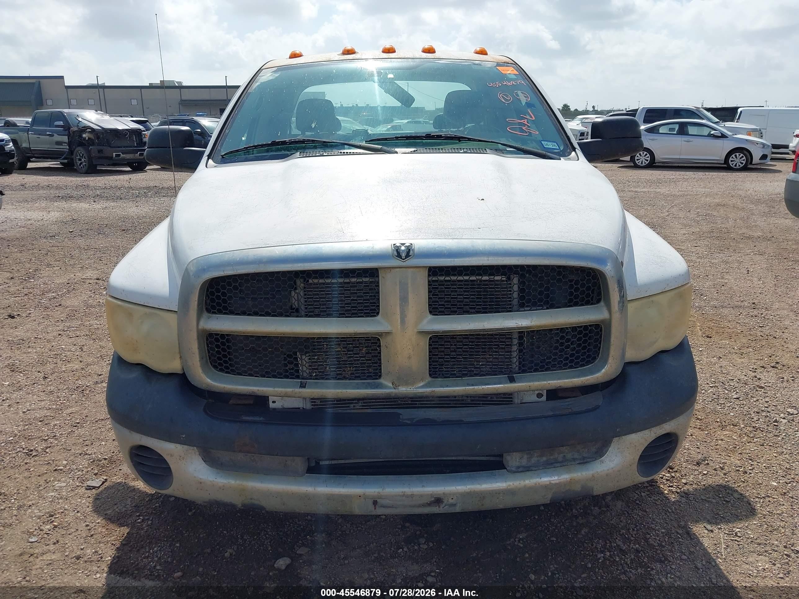 2005 Dodge Ram 3500 St White vin: 3D7LR38C45G760332
