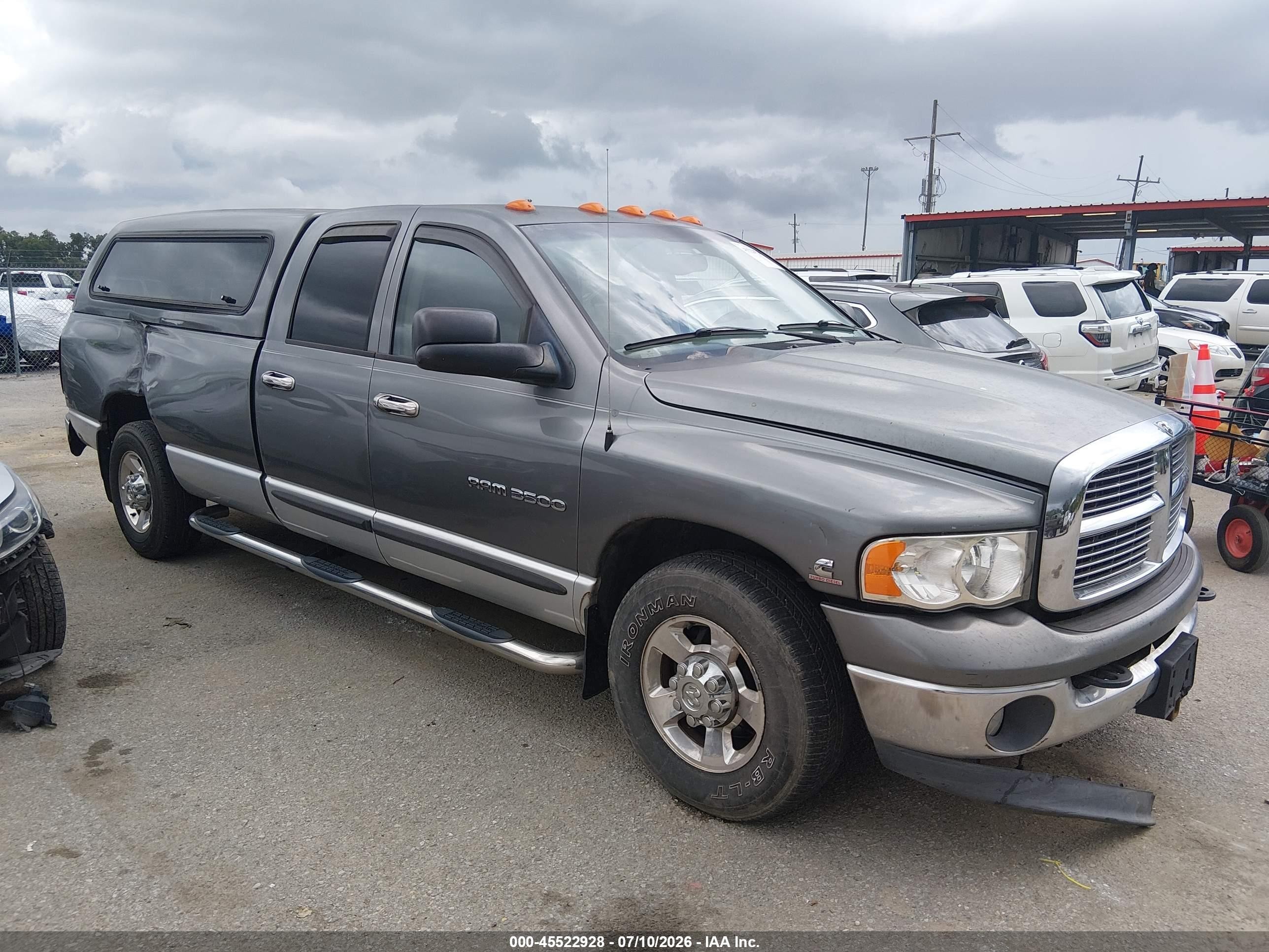 2005 Dodge Ram 3500 Slt/laramie Gray vin: 3D7LR38C65G727994