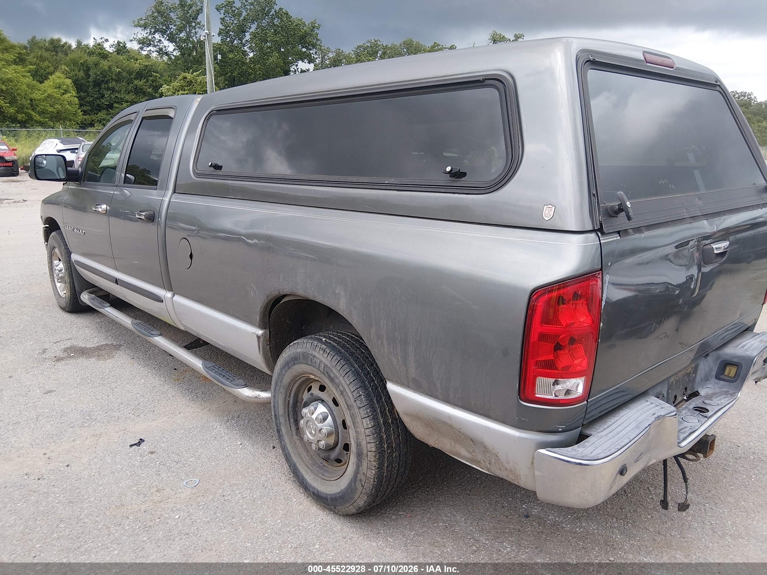2005 Dodge Ram 3500 Slt/laramie Gray vin: 3D7LR38C65G727994