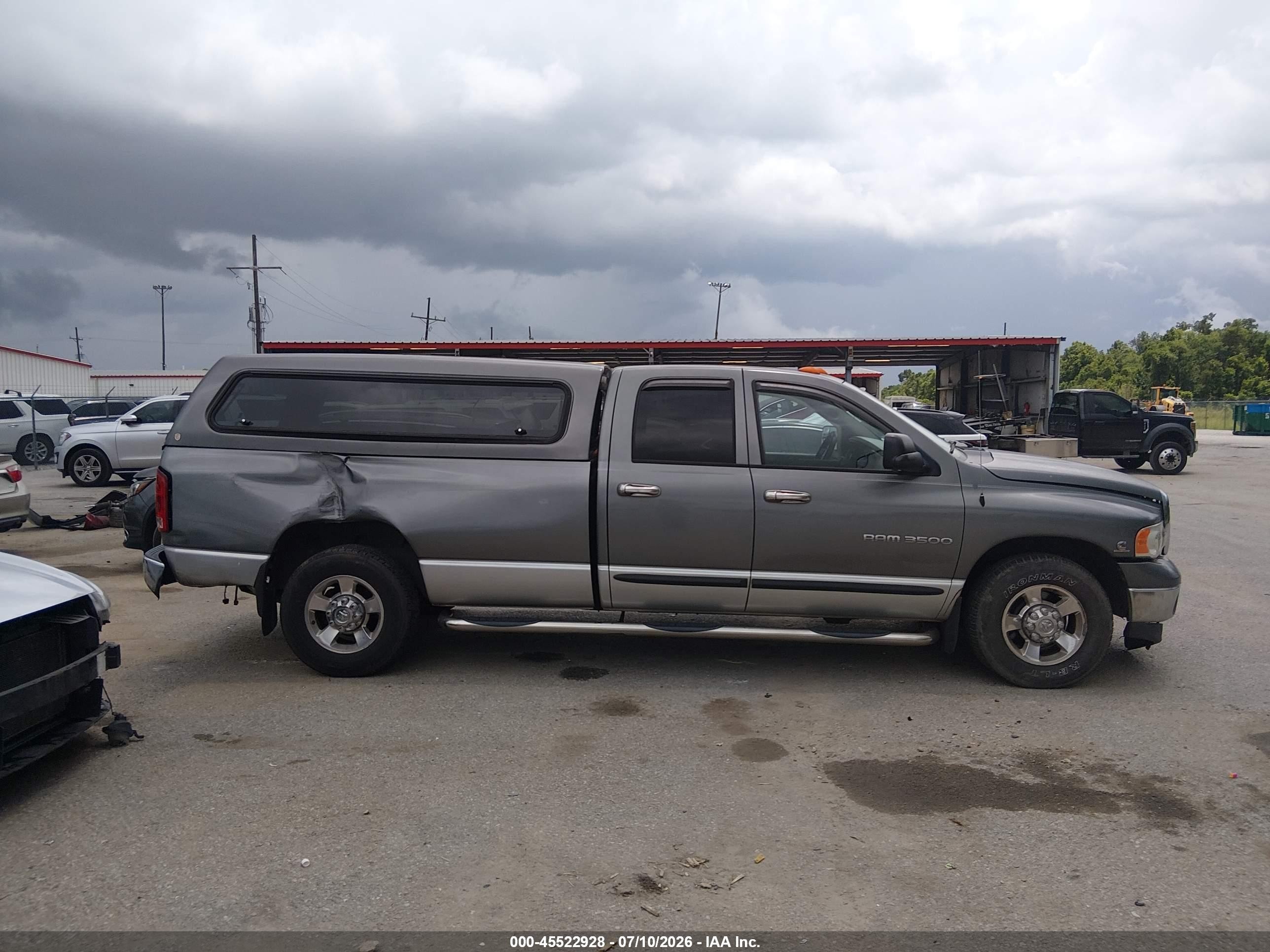 2005 Dodge Ram 3500 Slt/laramie Gray vin: 3D7LR38C65G727994