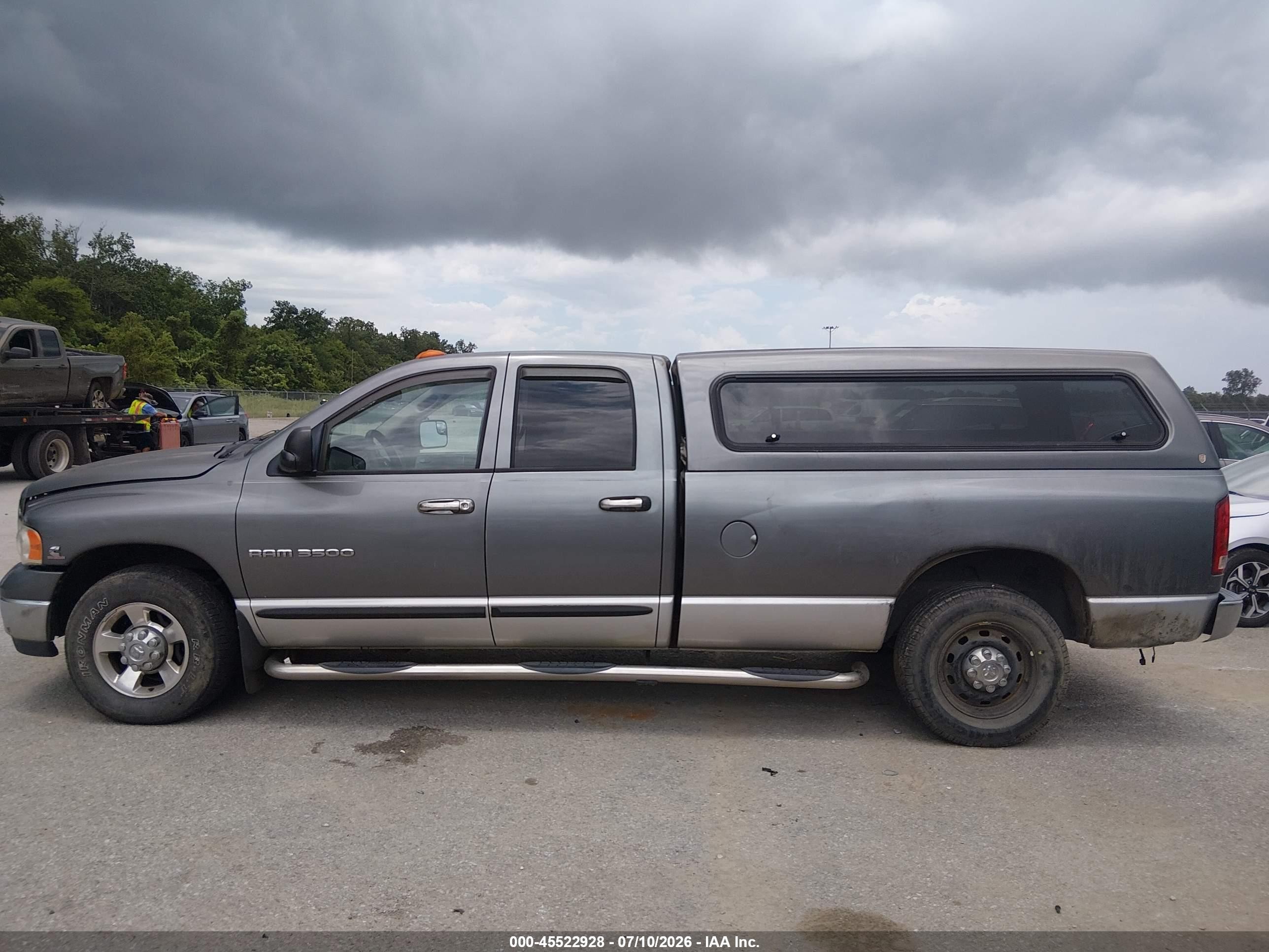 2005 Dodge Ram 3500 Slt/laramie Gray vin: 3D7LR38C65G727994