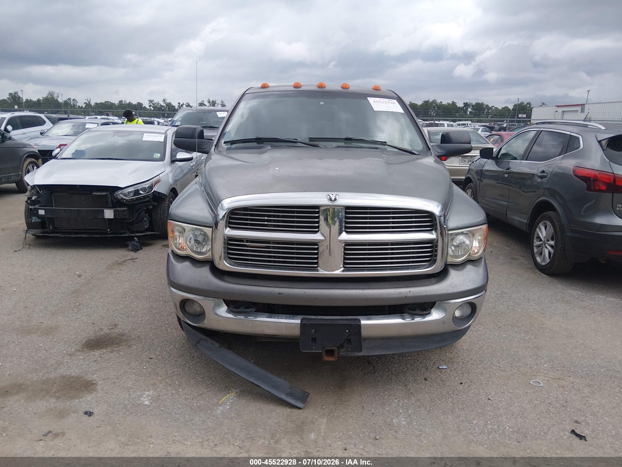 2005 Dodge Ram 3500 Slt/laramie Gray vin: 3D7LR38C65G727994
