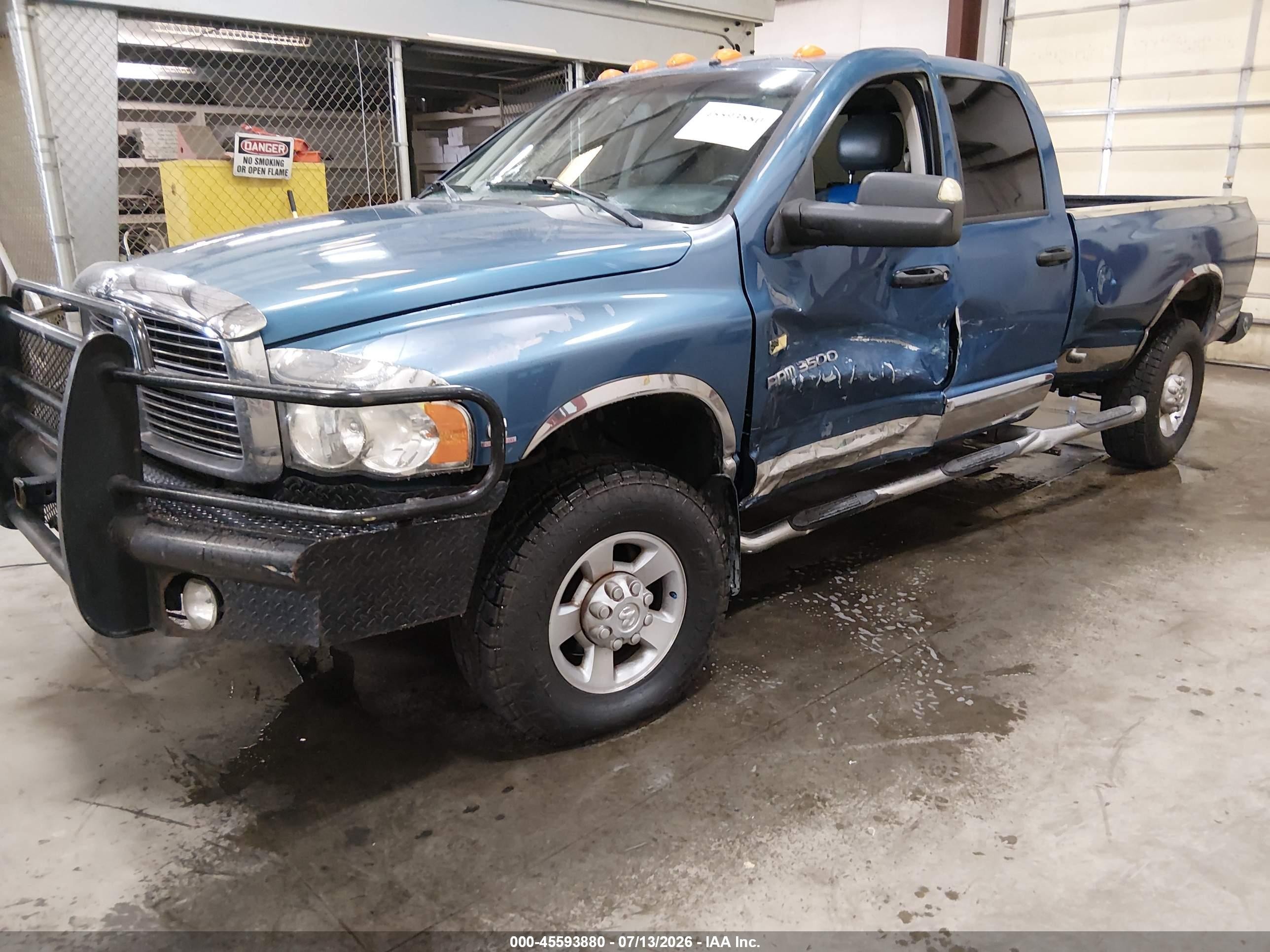 2005 Dodge Ram 3500 Slt/laramie Blue vin: 3D7LS38C05G847519