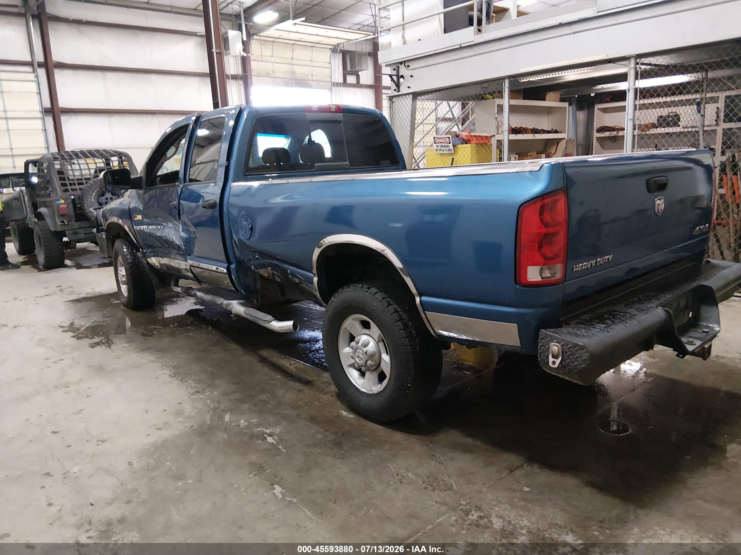 2005 Dodge Ram 3500 Slt/laramie Blue vin: 3D7LS38C05G847519