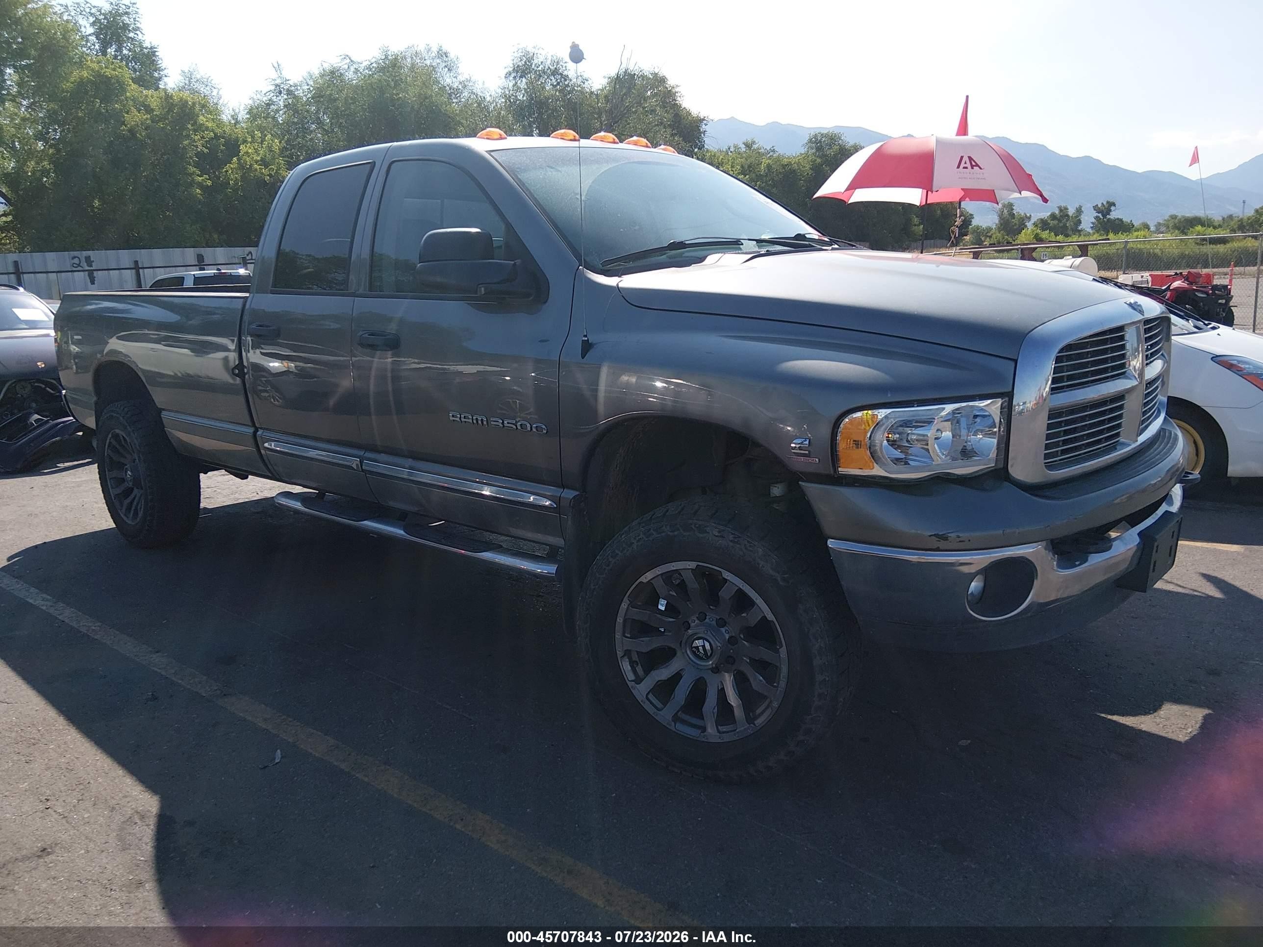 2005 Dodge Ram 3500 Slt/laramie Серебряный vin: 3D7LS38C75G775427