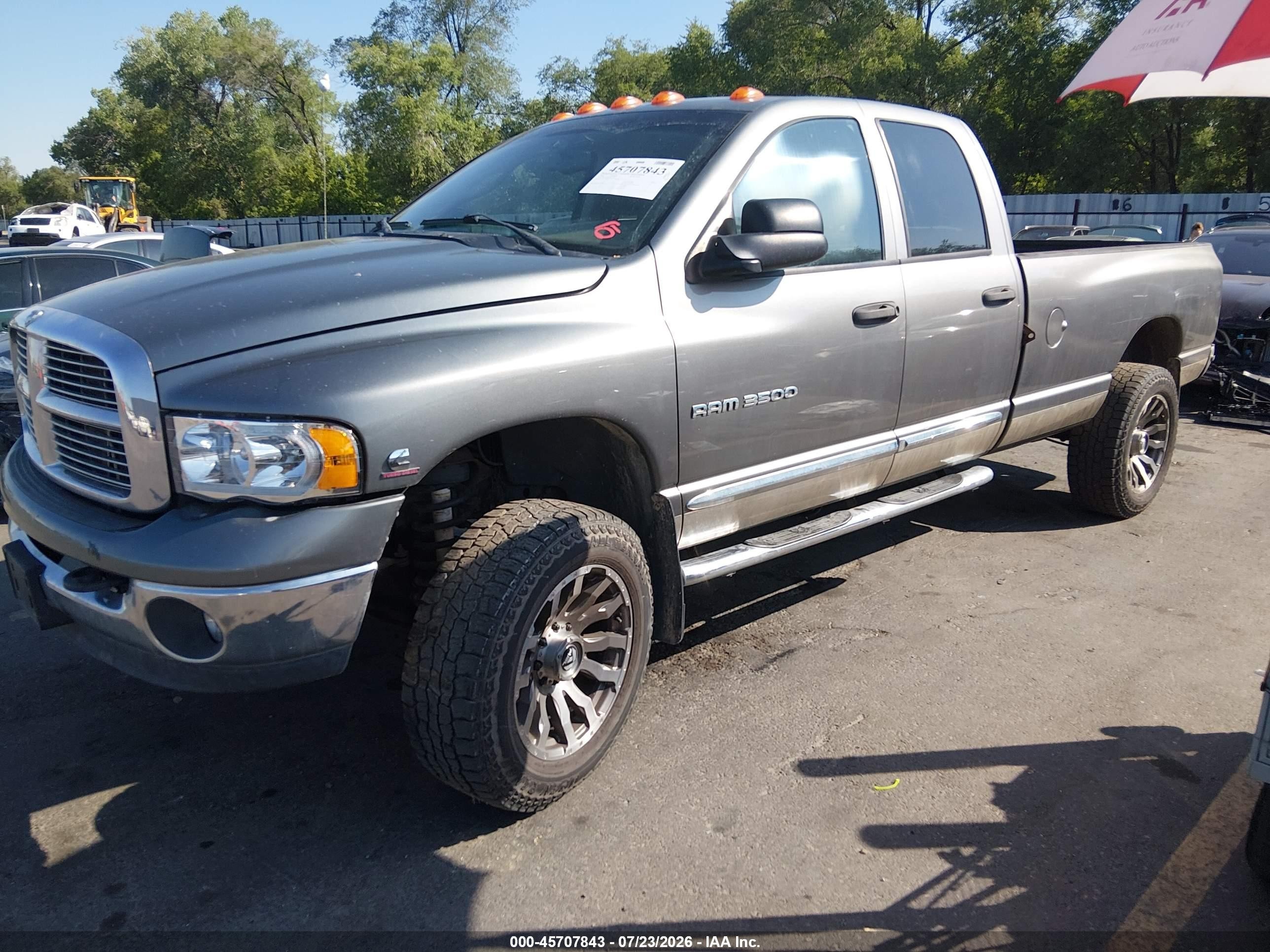 2005 Dodge Ram 3500 Slt/laramie Серебряный vin: 3D7LS38C75G775427