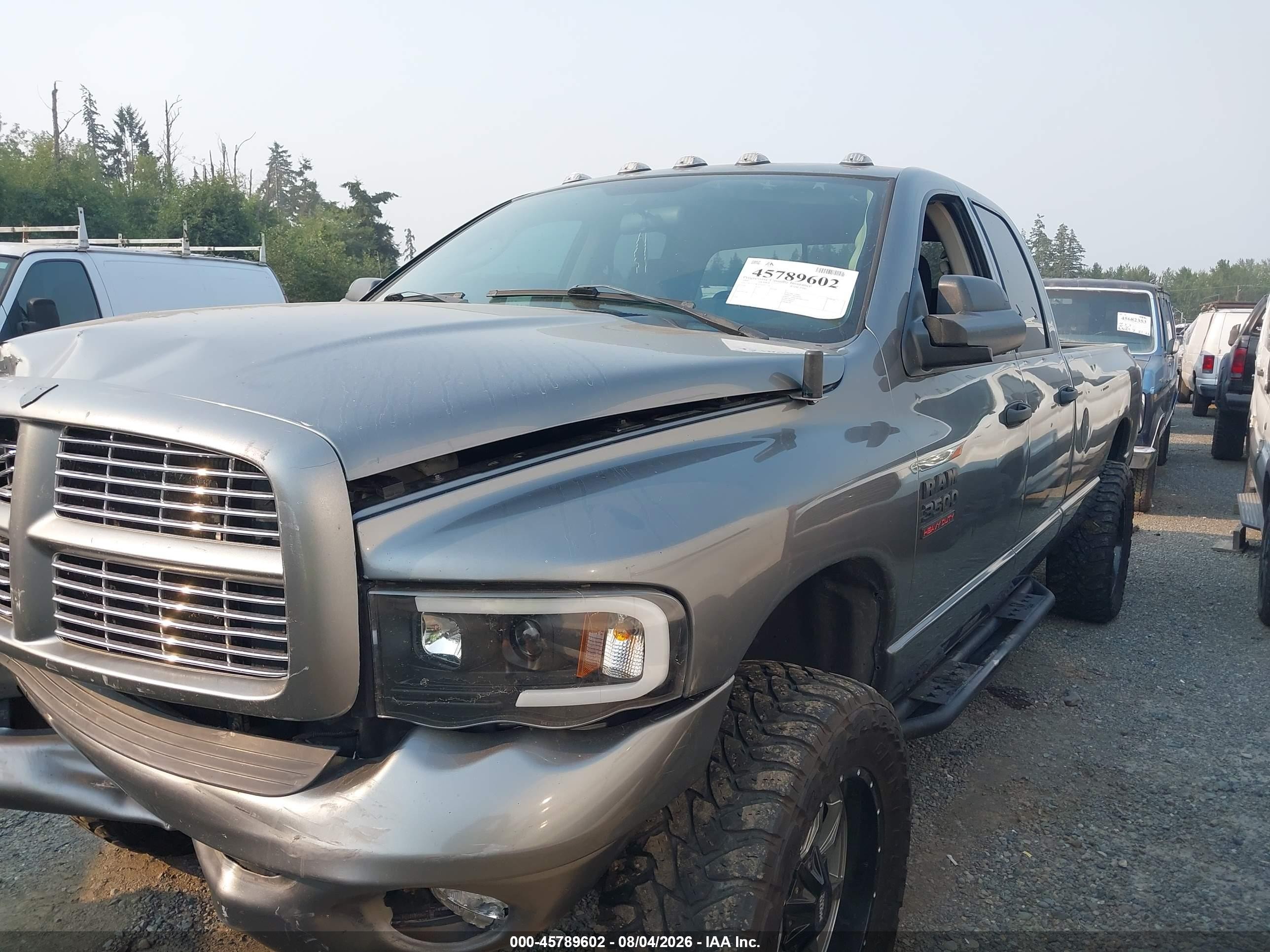 2005 Dodge Ram 3500 Slt/laramie Серый vin: 3D7LS38C85G722526