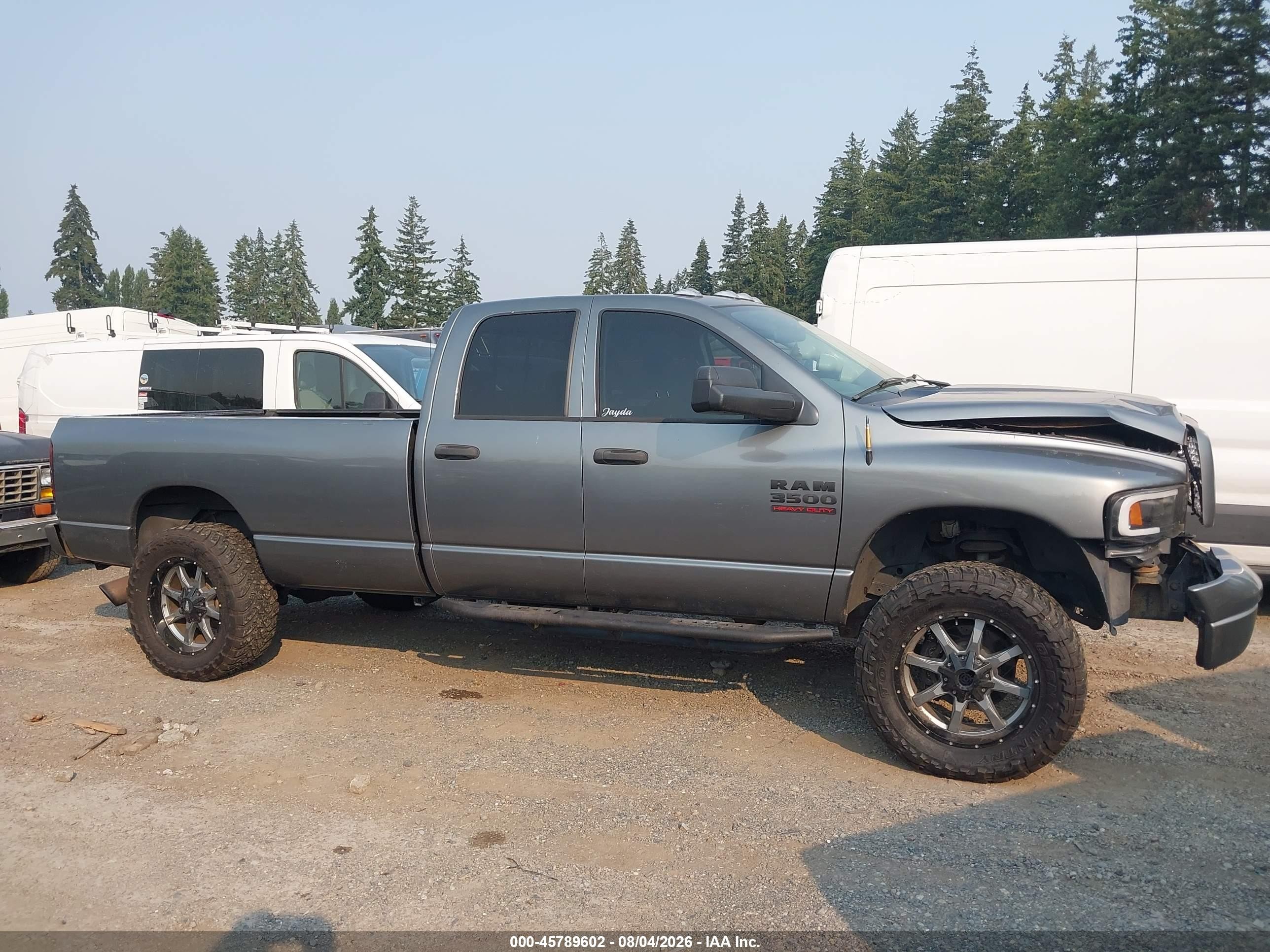 2005 Dodge Ram 3500 Slt/laramie Серый vin: 3D7LS38C85G722526