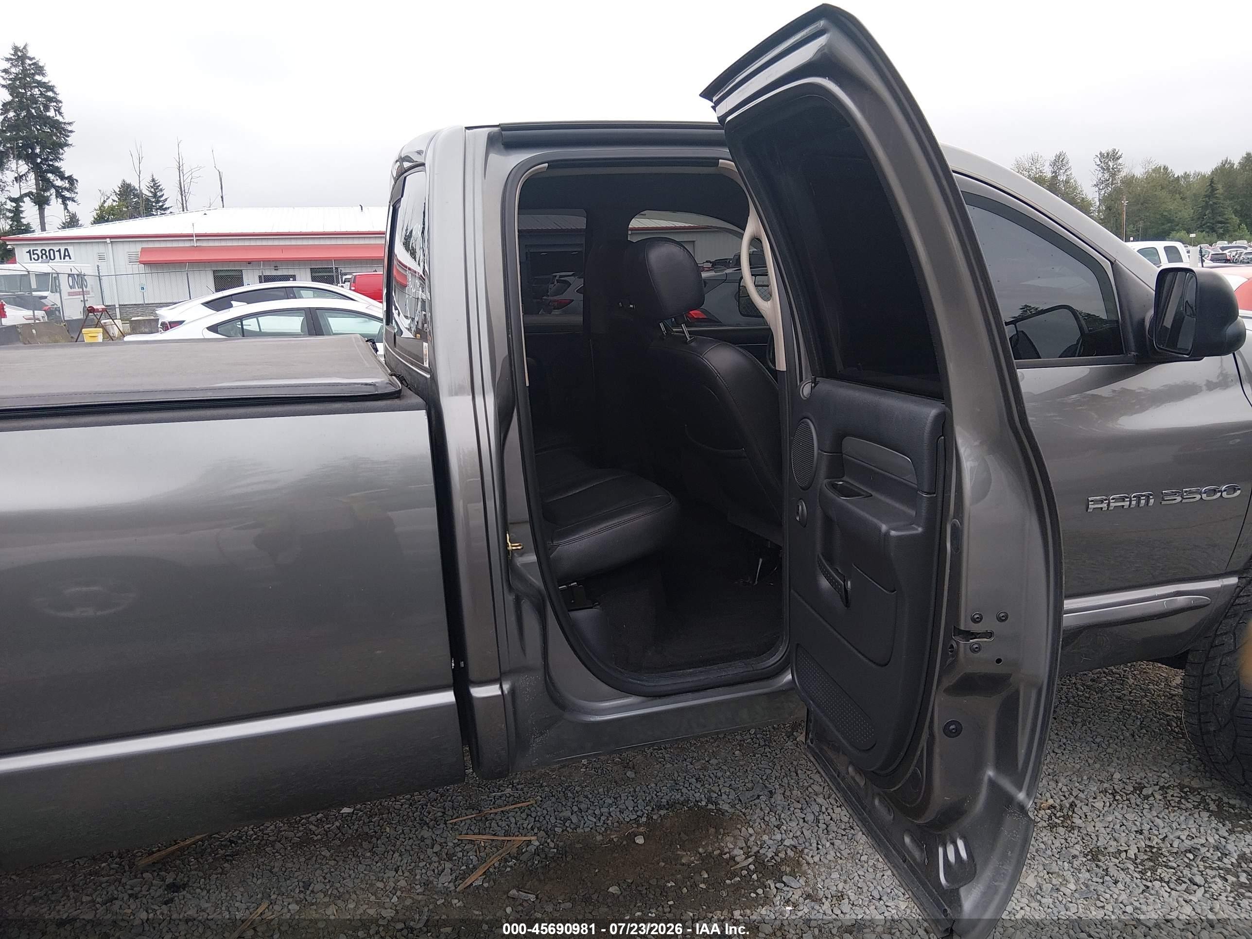 2005 Dodge Ram 3500 Slt/laramie Gray vin: 3D7LS38C95G827267