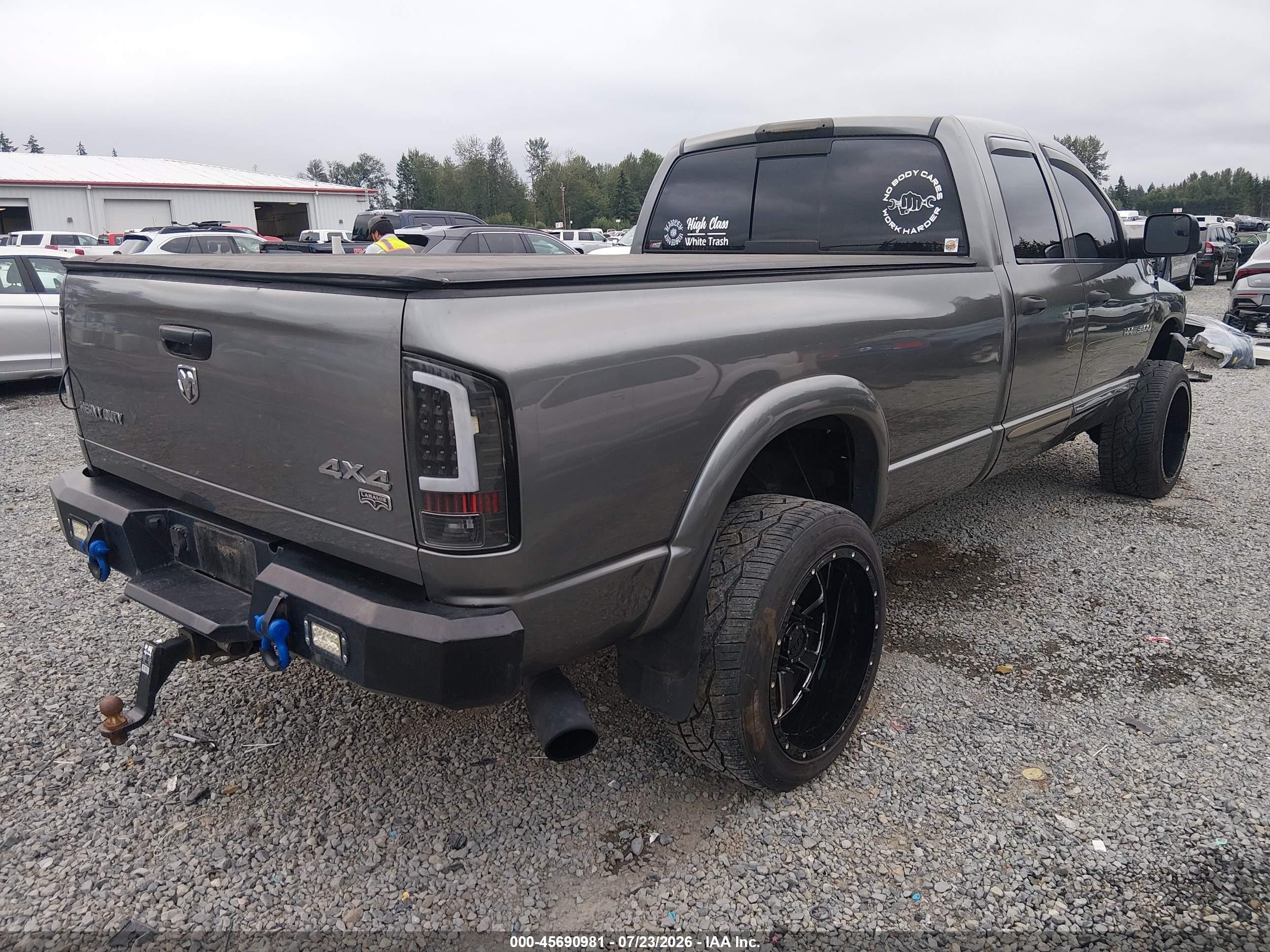 2005 Dodge Ram 3500 Slt/laramie Gray vin: 3D7LS38C95G827267