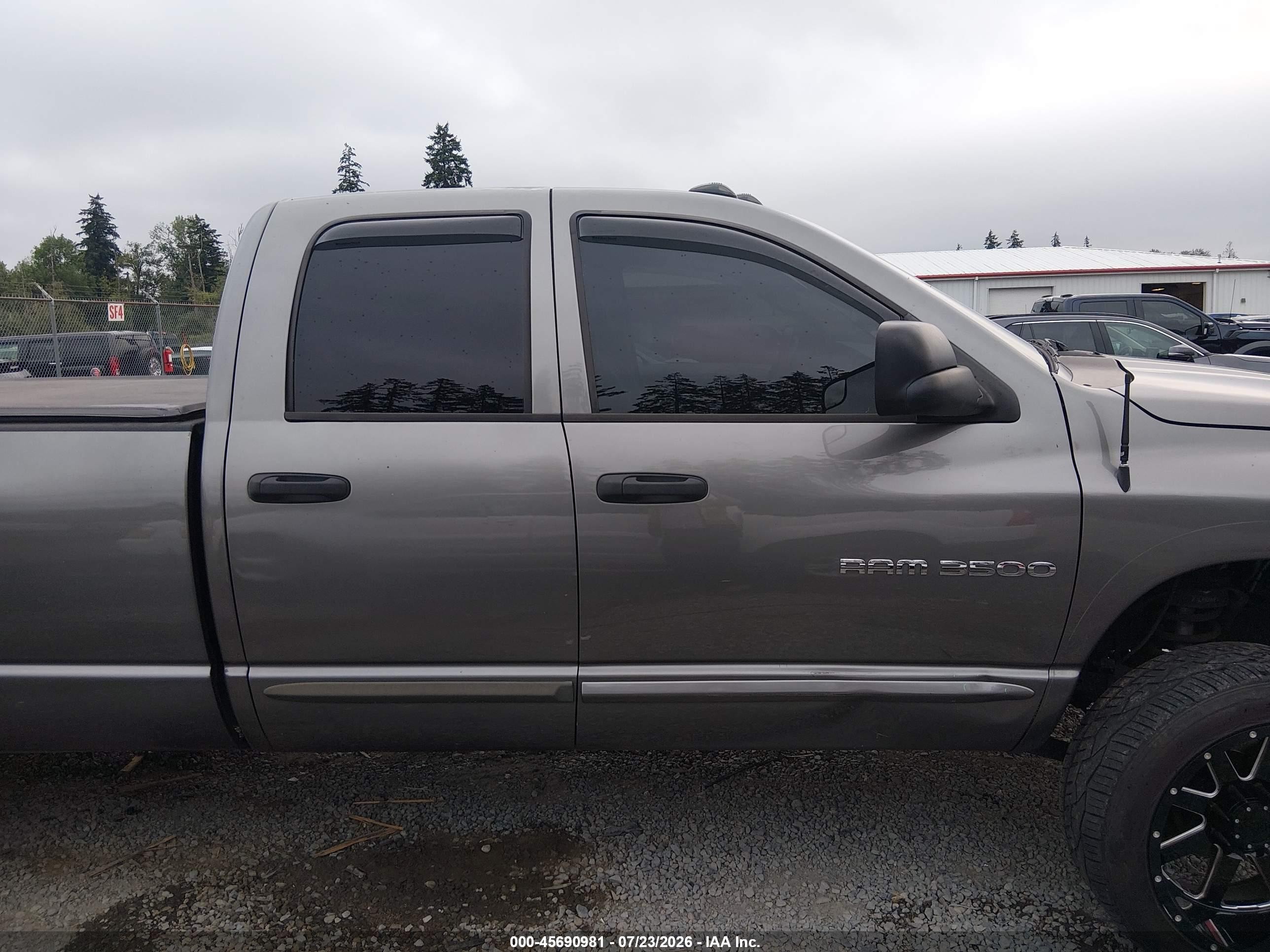 2005 Dodge Ram 3500 Slt/laramie Gray vin: 3D7LS38C95G827267