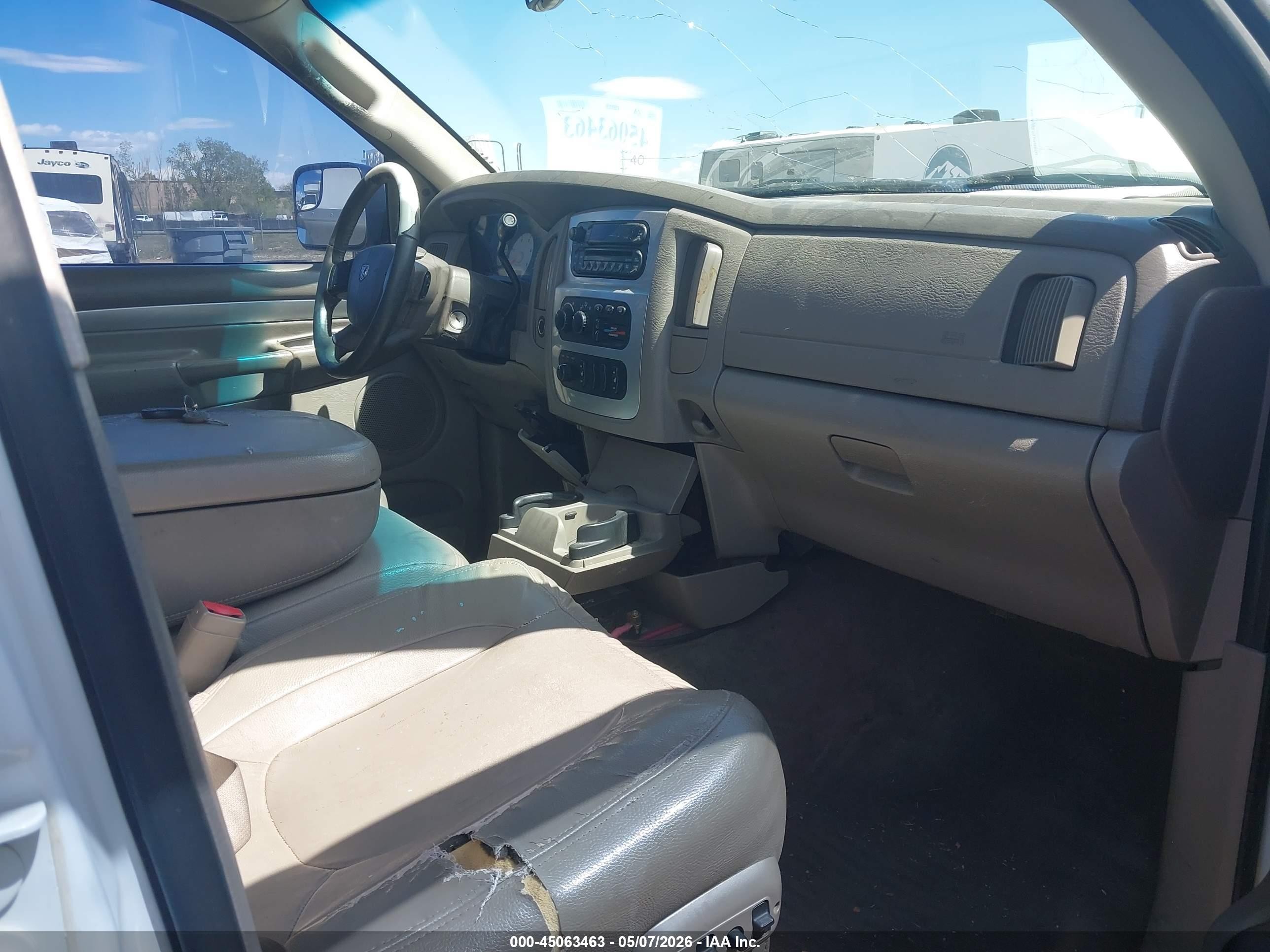 2005 Dodge Ram 3500 Slt/laramie White vin: 3D7LS38CX5G821266