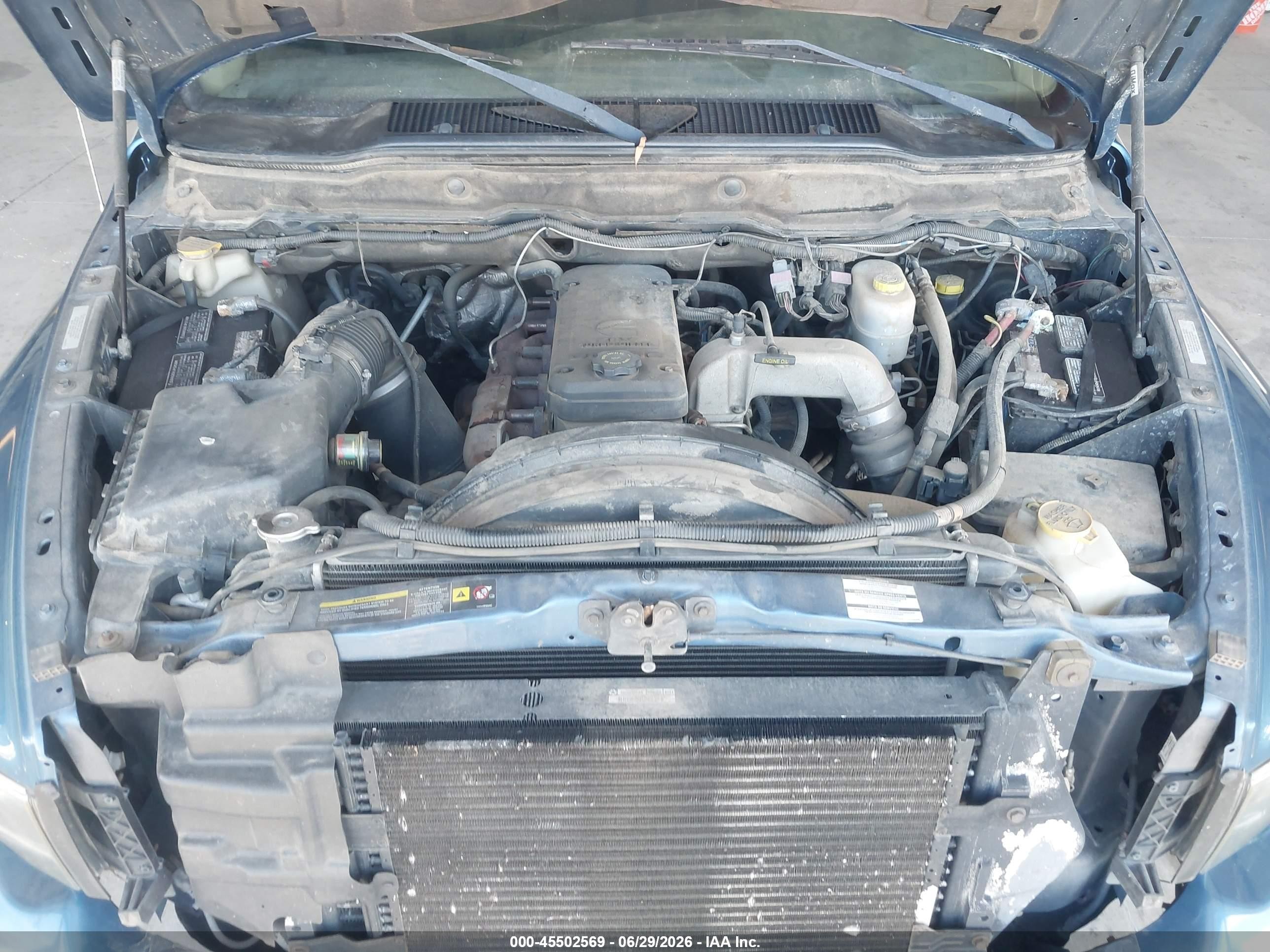2004 Dodge Ram 3500 Slt/laramie Blue vin: 3D7LU38C14G225682