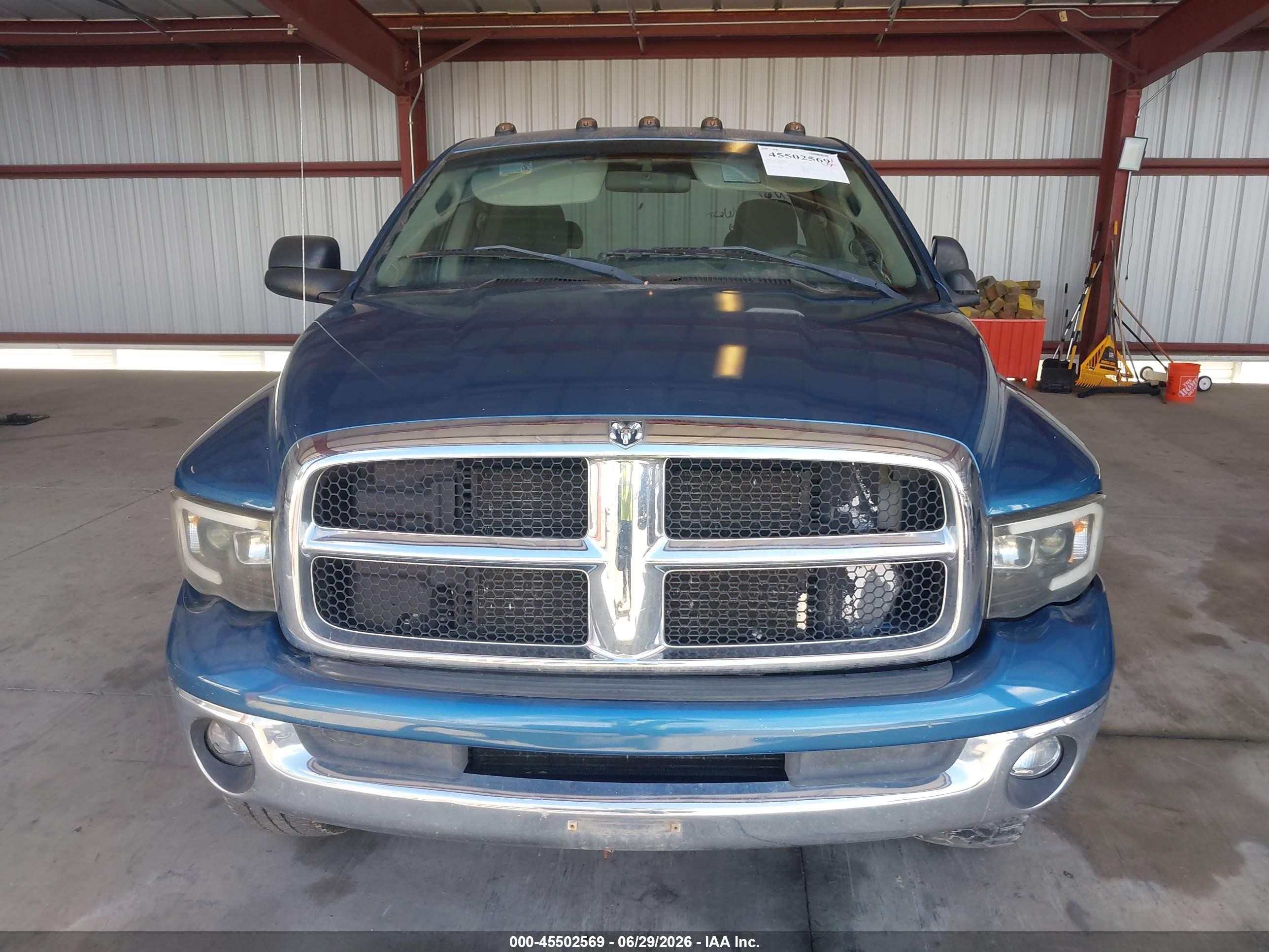 2004 Dodge Ram 3500 Slt/laramie Blue vin: 3D7LU38C14G225682