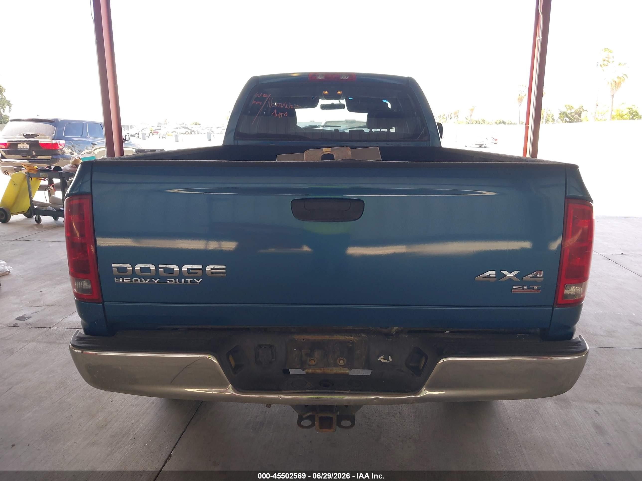 2004 Dodge Ram 3500 Slt/laramie Blue vin: 3D7LU38C14G225682