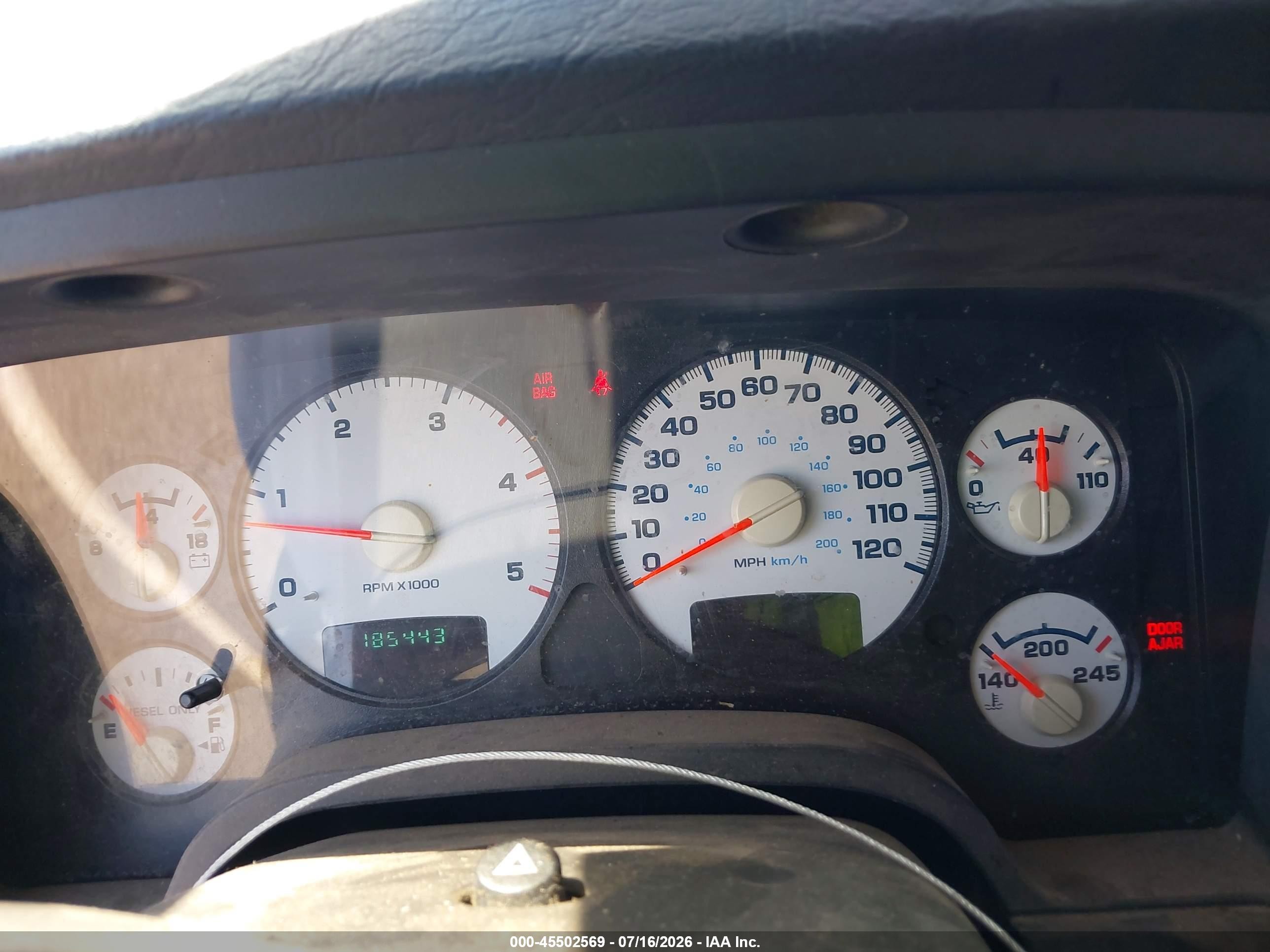 2004 Dodge Ram 3500 Slt/laramie Blue vin: 3D7LU38C14G225682