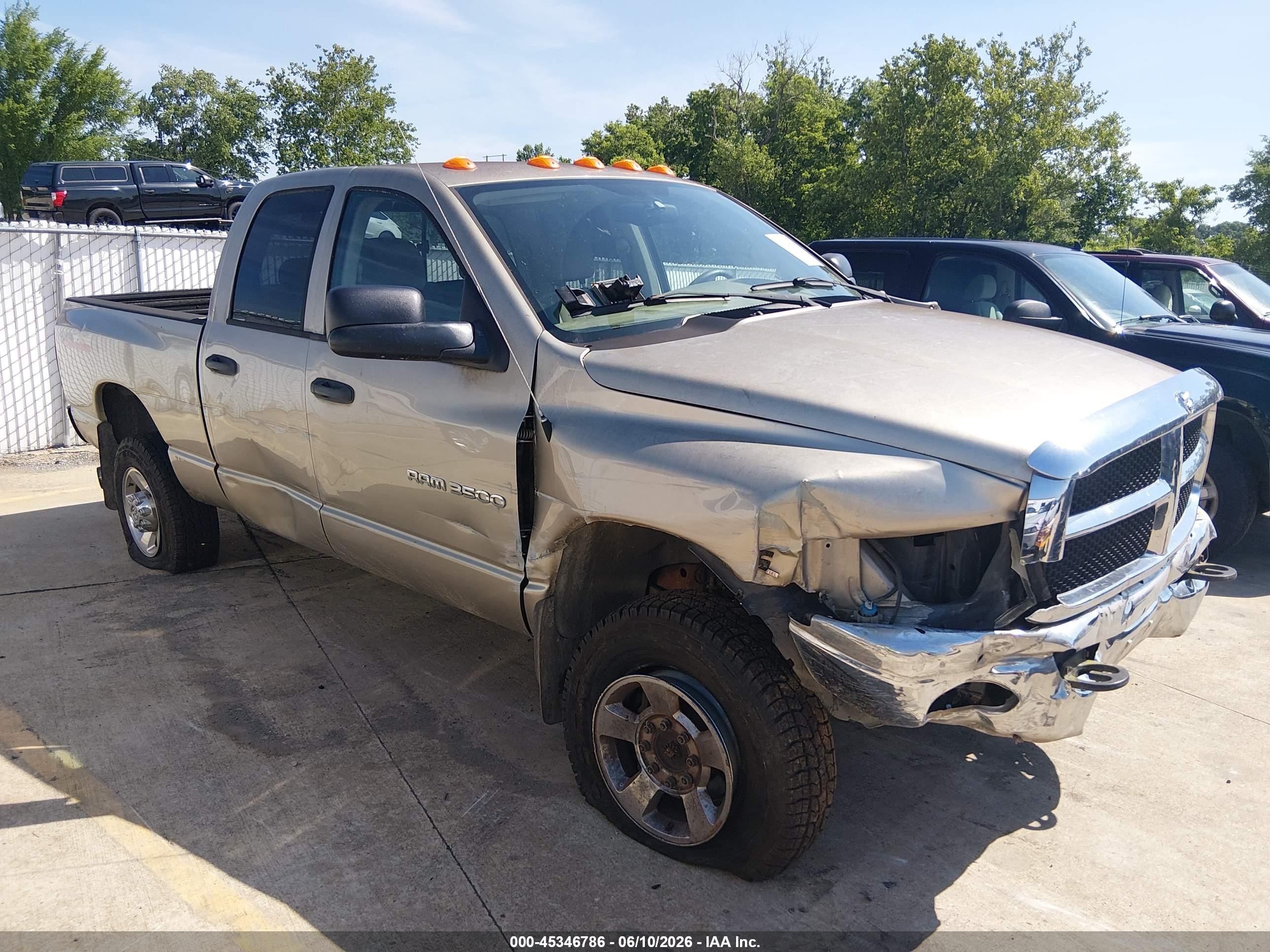2004 Dodge Ram 3500 Slt/laramie Silver vin: 3D7LU38C14G276454