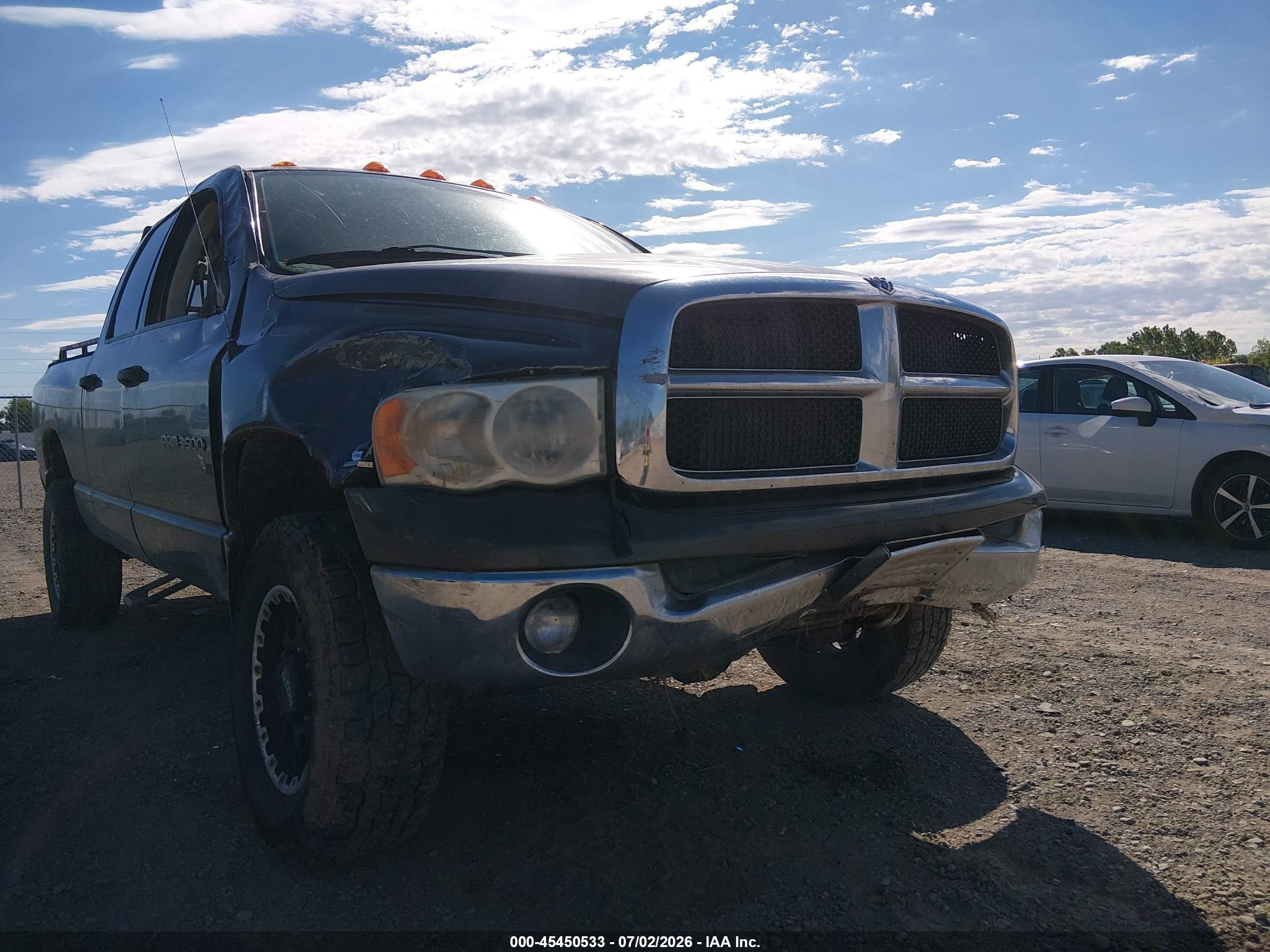 2003 Dodge Ram 3500 Slt/laramie/st Gray vin: 3D7LU38C73G718166